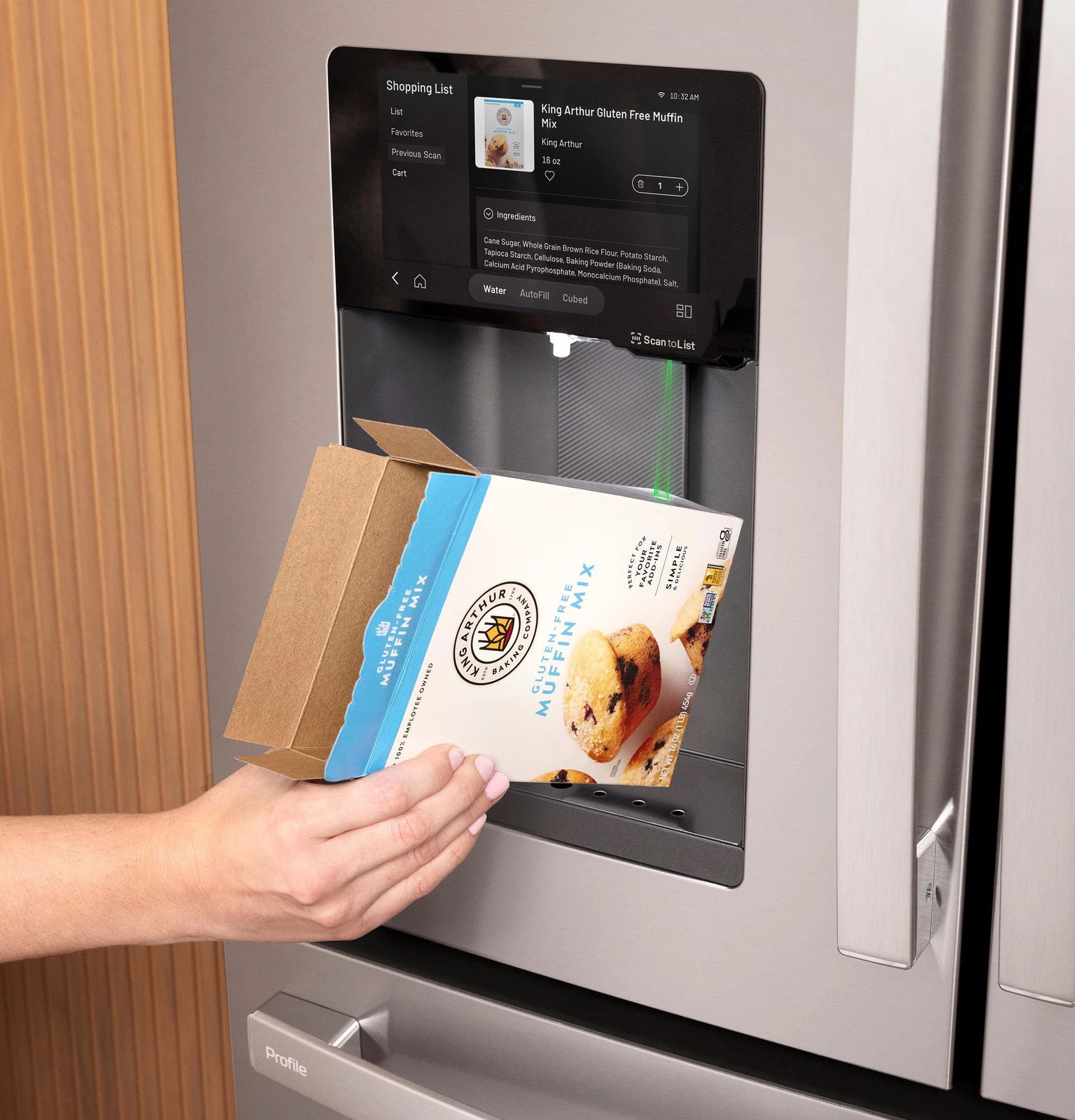 22.4 Cu. Ft. Smart Counter-Depth 4-Door French-Door Refrigerator with Kitchen Assistant PXD22HYYFS