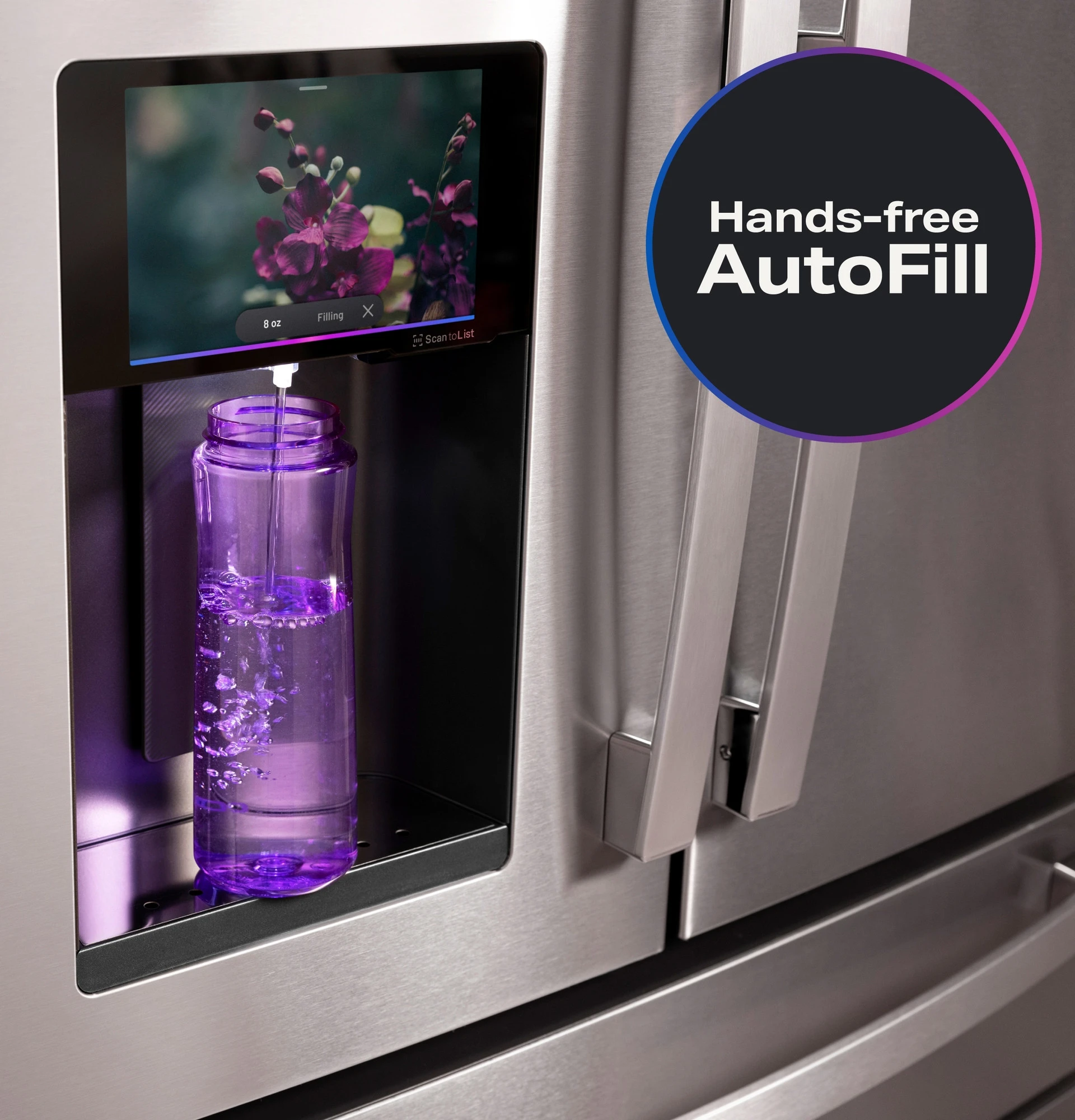 22.4 Cu. Ft. Smart Counter-Depth 4-Door French-Door Refrigerator with Kitchen Assistant PXD22HYYFS