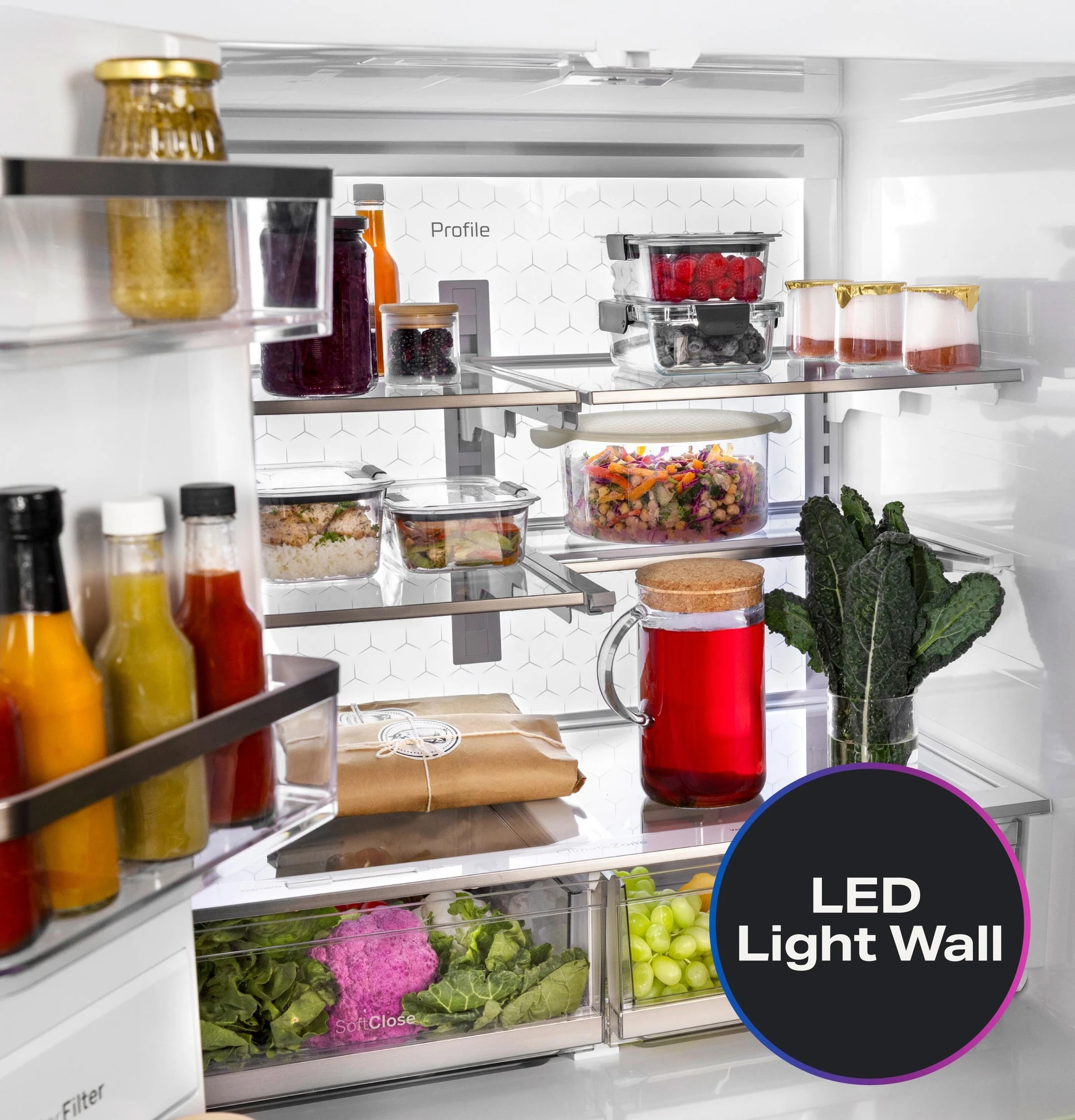 22.4 Cu. Ft. Smart Counter-Depth 4-Door French-Door Refrigerator with Kitchen Assistant PXD22HYYFS