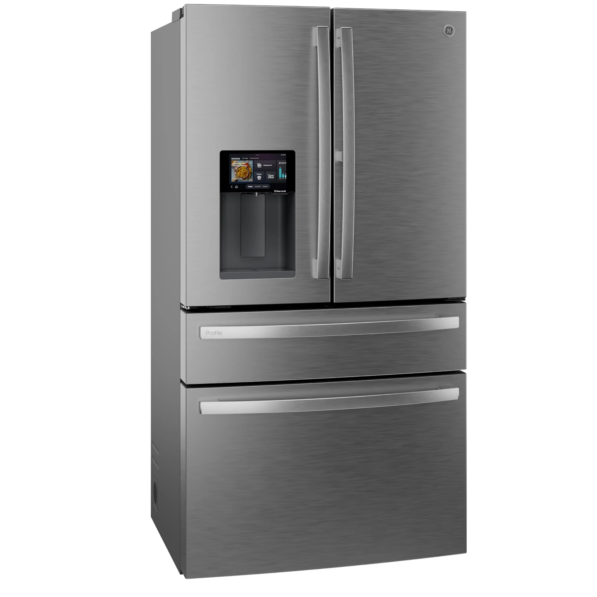 22.4 Cu. Ft. Smart Counter-Depth 4-Door French-Door Refrigerator with Kitchen Assistant PXD22HYYFS
