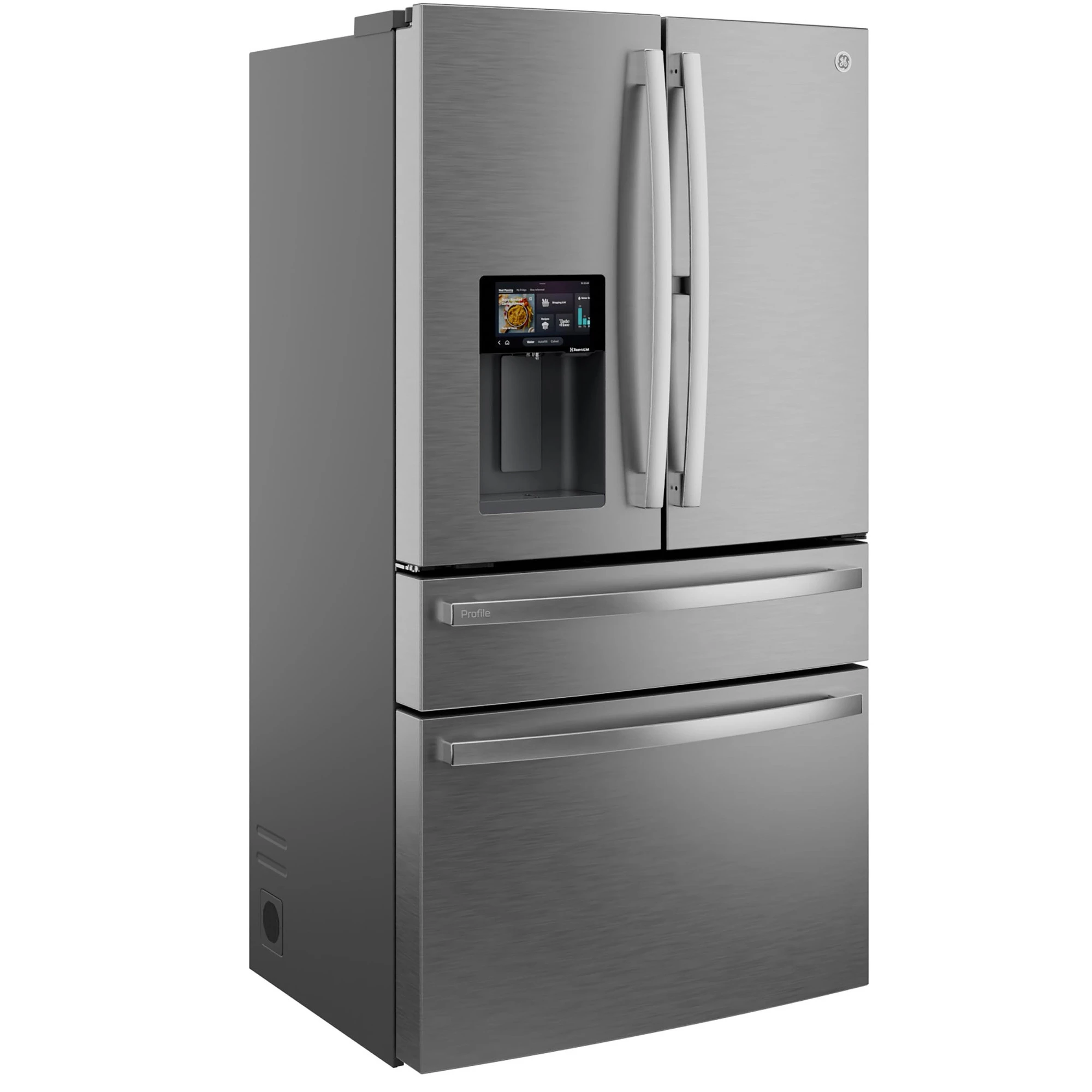 22.4 Cu. Ft. Smart Counter-Depth 4-Door French-Door Refrigerator with Kitchen Assistant PXD22HYYFS