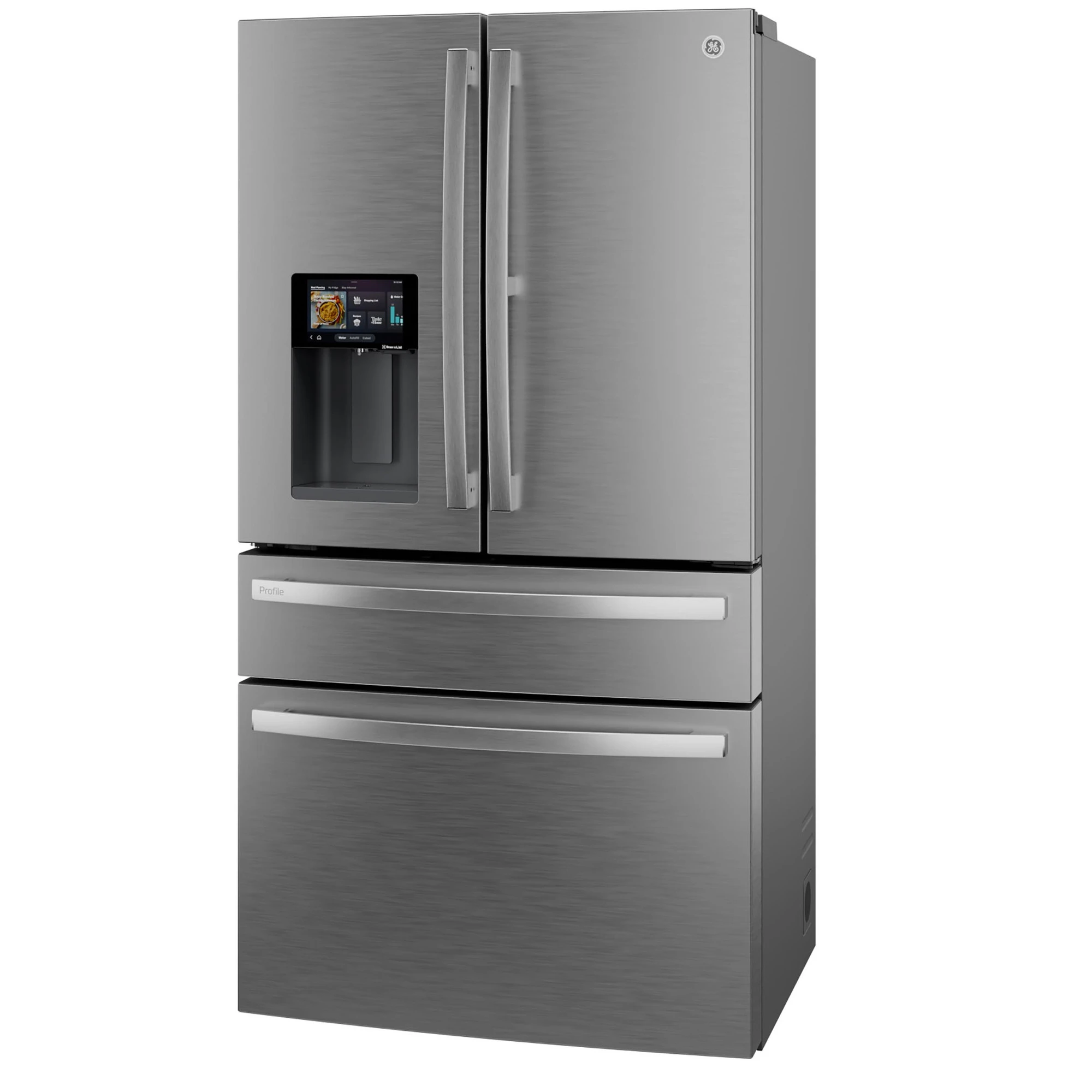 22.4 Cu. Ft. Smart Counter-Depth 4-Door French-Door Refrigerator with Kitchen Assistant PXD22HYYFS