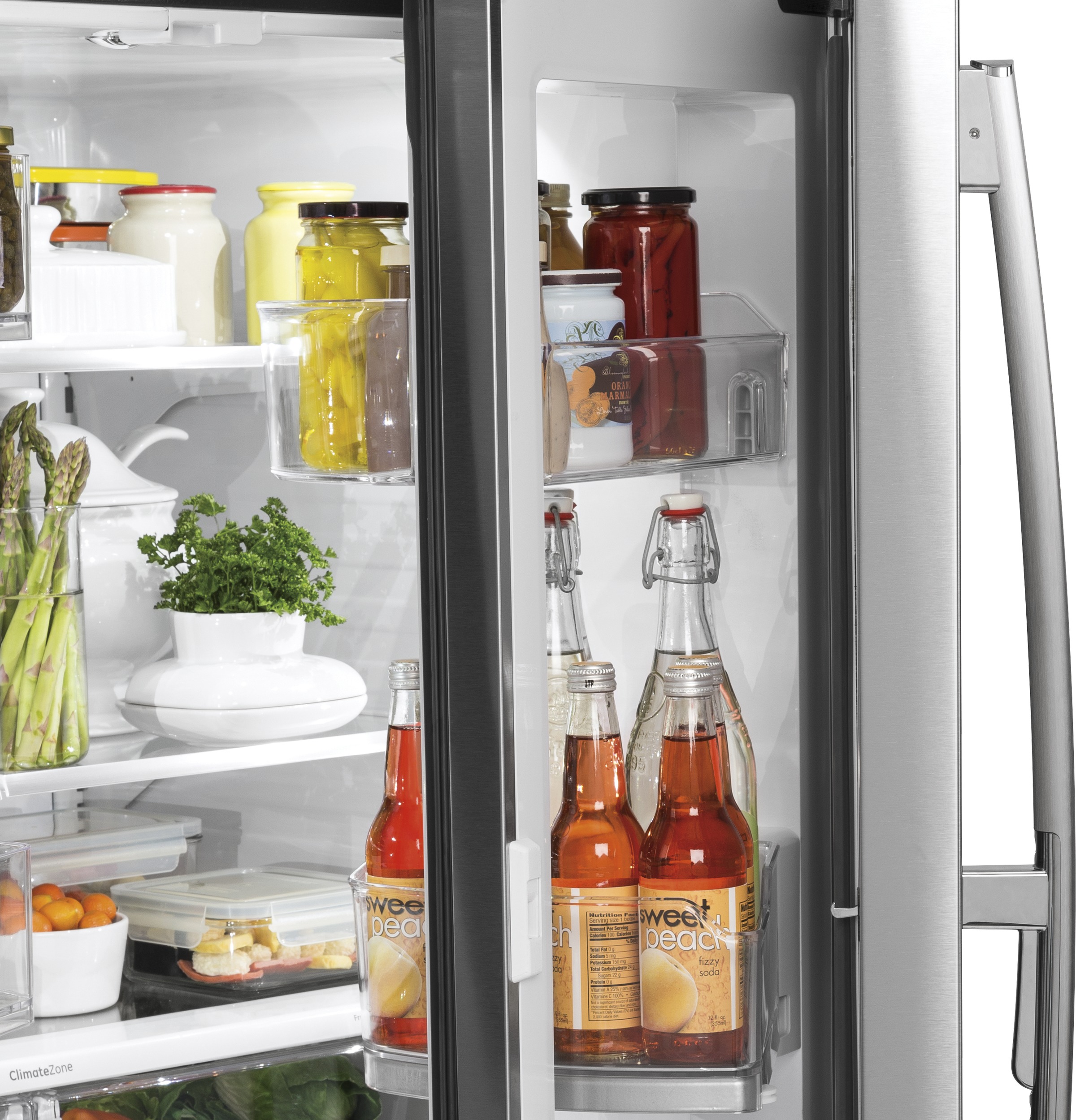 Series 22.1 Cu. Ft. Counter-Depth French-Door Refrigerator with Door In Door and Hands-Free AutoFill PYD22KSLSS