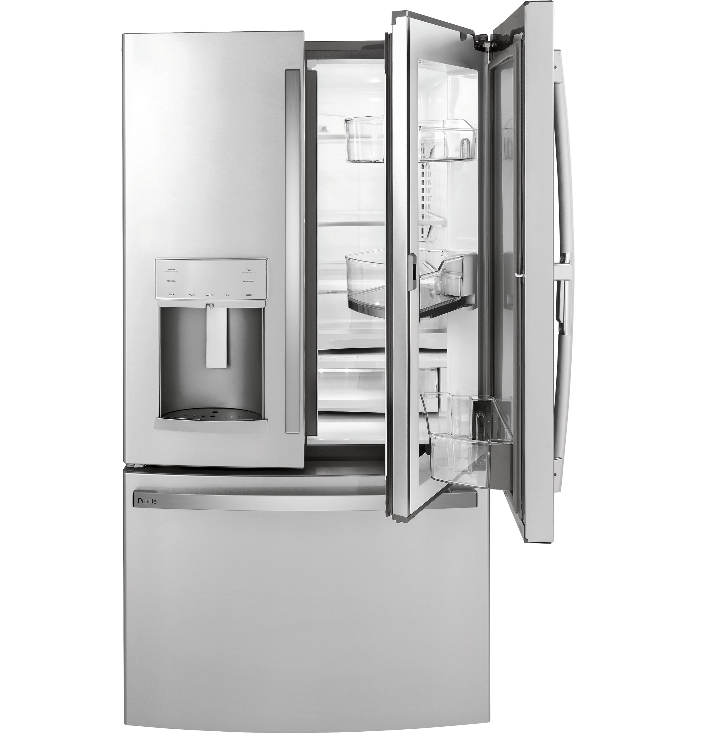 22.1 Cu. Ft. Counter-Depth Fingerprint Resistant French-Door Refrigerator with Door In Door and Hands-Free AutoFill PYD22KYNFS