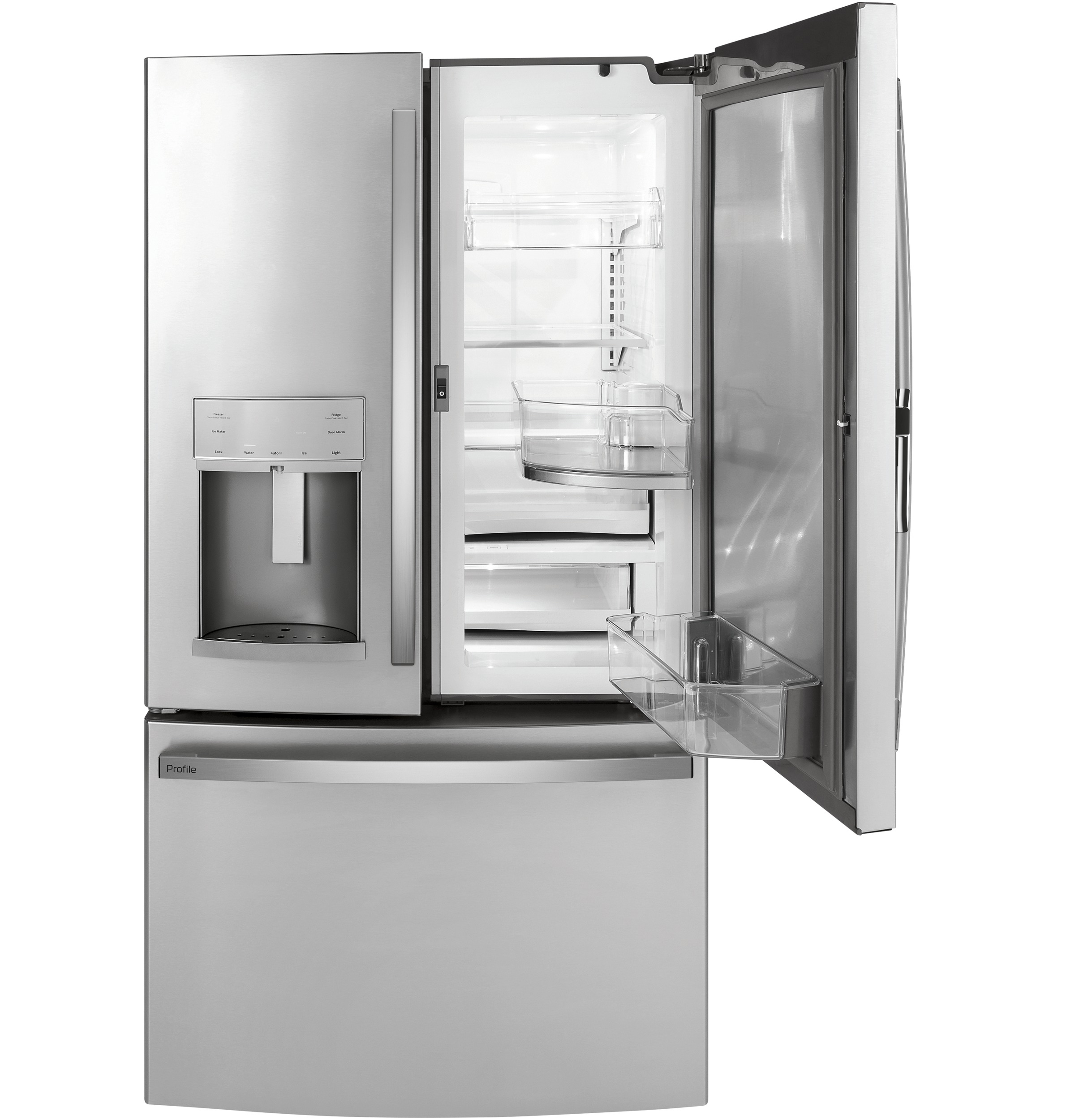 22.1 Cu. Ft. Counter-Depth Fingerprint Resistant French-Door Refrigerator with Door In Door and Hands-Free AutoFill PYD22KYNFS