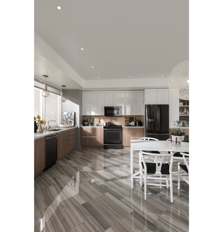 22.1 Cu. Ft. Counter-Depth French-Door Refrigerator with Hands-Free AutoFill PYE22KBLTS