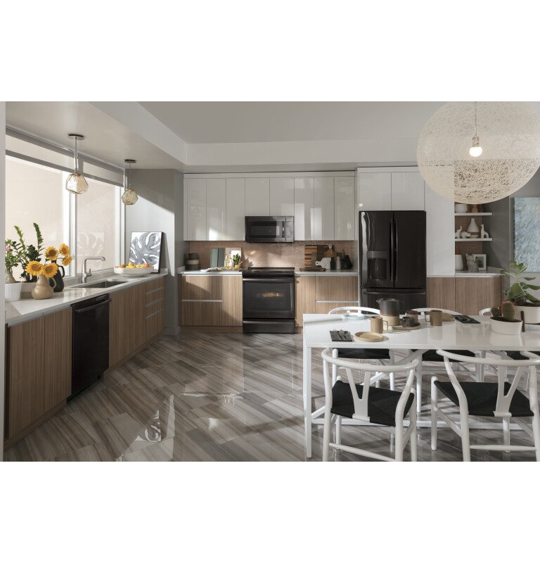 22.1 Cu. Ft. Counter-Depth French-Door Refrigerator with Hands-Free AutoFill PYE22KBLTS