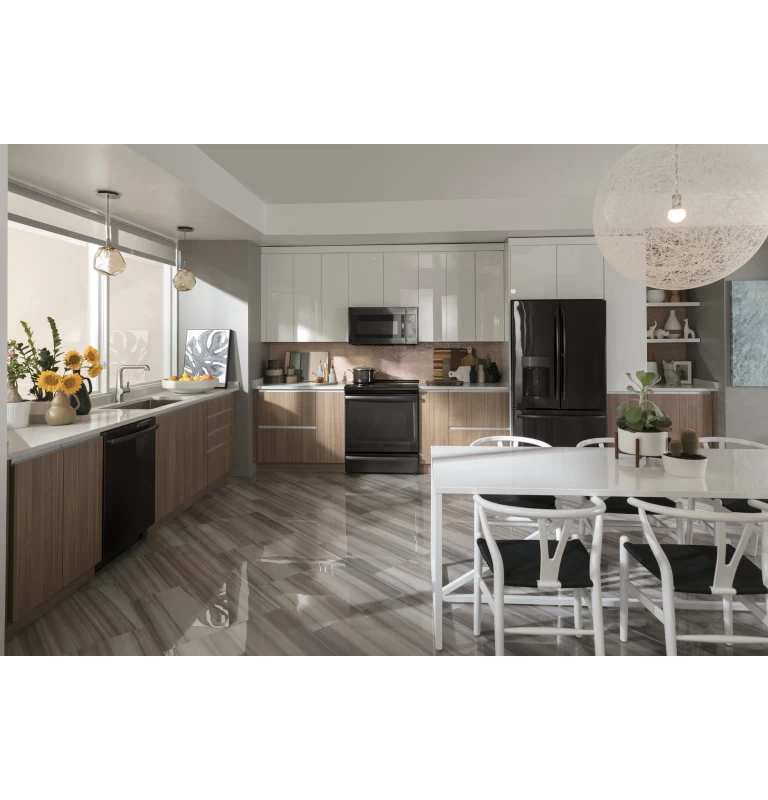 22.1 Cu. Ft. Counter-Depth French-Door Refrigerator with Hands-Free AutoFill PYE22KBLTS
