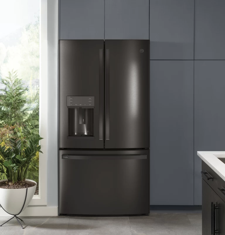 22.1 Cu. Ft. Counter-Depth French-Door Refrigerator with Hands-Free AutoFill PYE22KBLTS