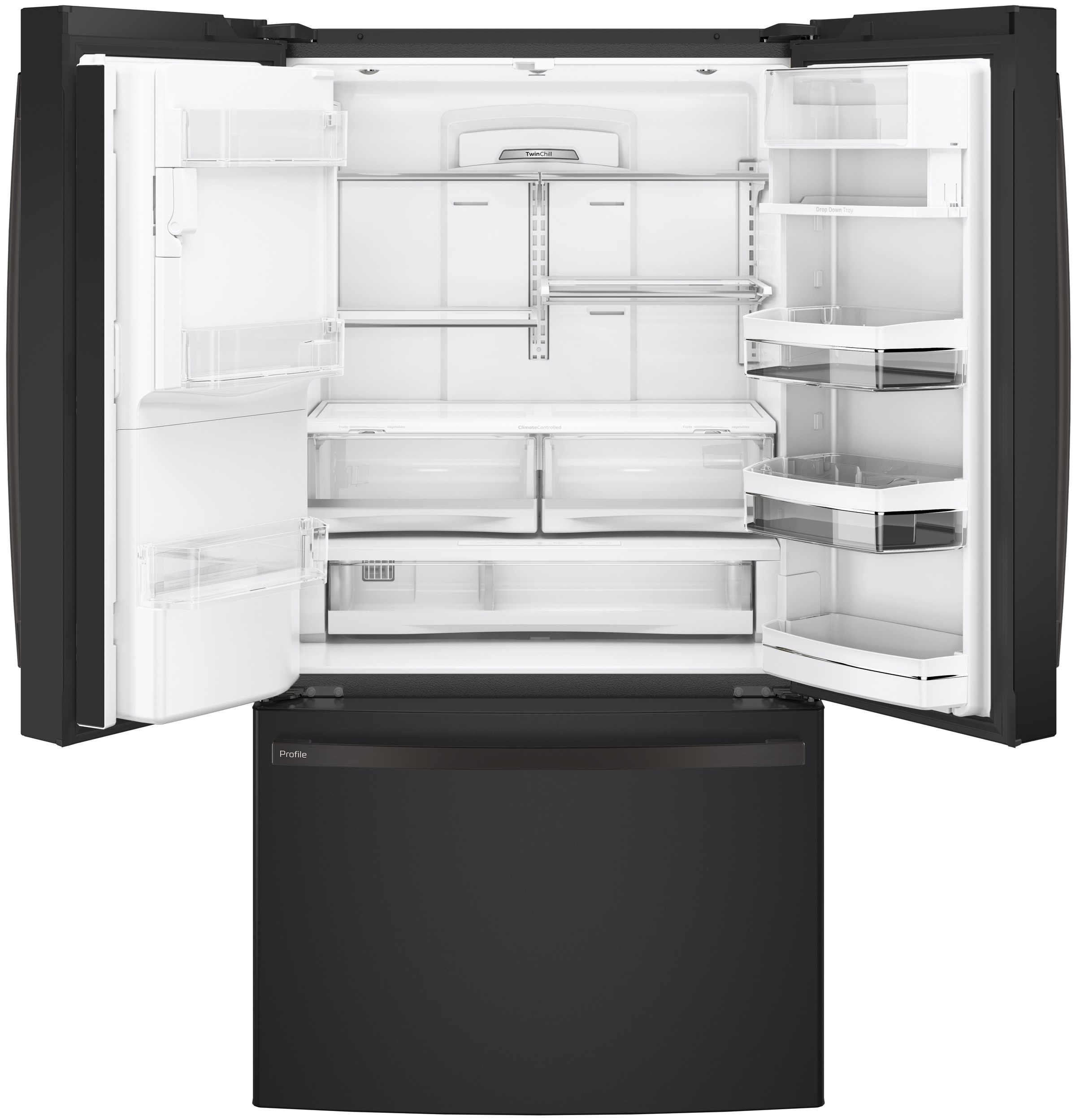 Series 22.1 Cu. Ft. Counter-Depth French-Door Refrigerator with Hands-Free AutoFill PYE22KELDS