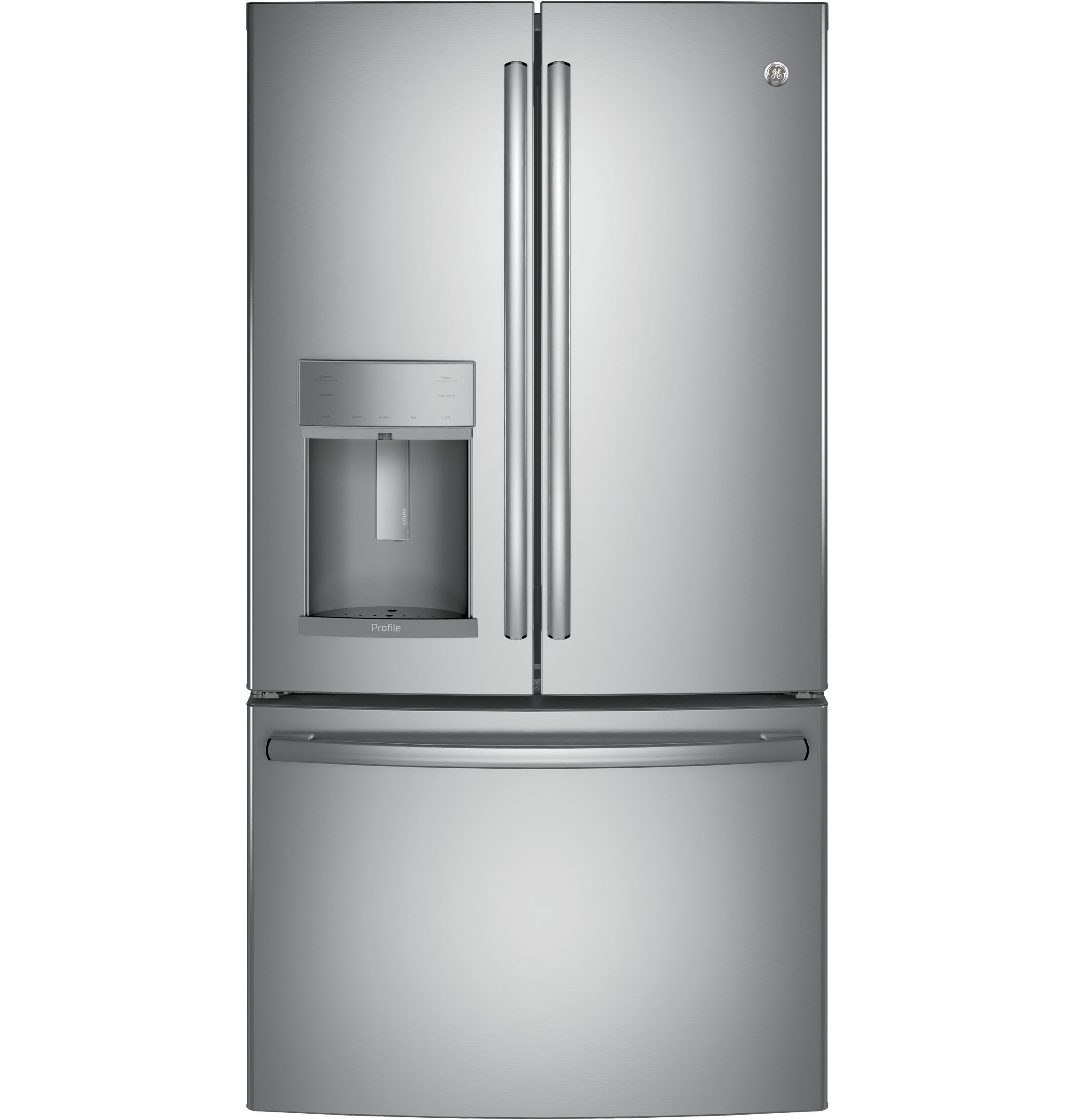 Series 22.1 Cu. Ft. Counter-Depth French-Door Refrigerator with Hands-Free AutoFill PYE22KSKSS