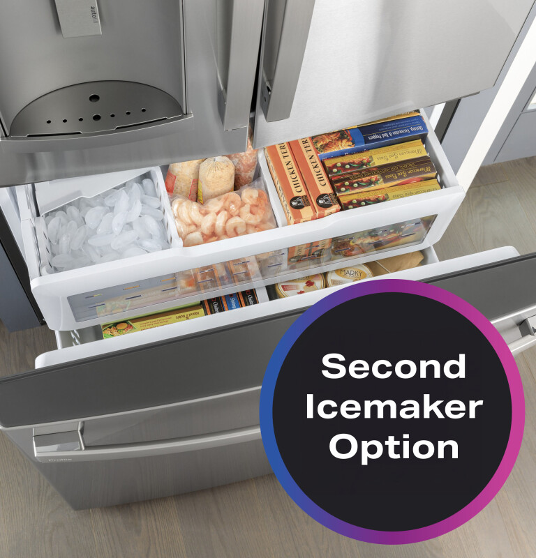 22.1 Cu. Ft. Counter-Depth Fingerprint Resistant French-Door Refrigerator with Hands-Free AutoFill view 25