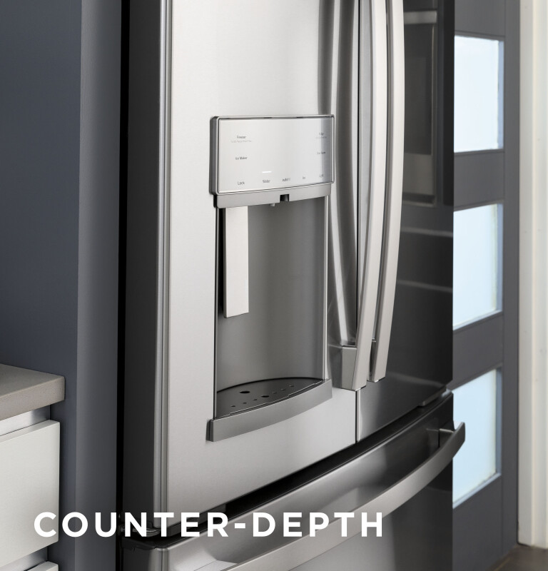 22.1 Cu. Ft. Counter-Depth Fingerprint Resistant French-Door Refrigerator with Hands-Free AutoFill view 2