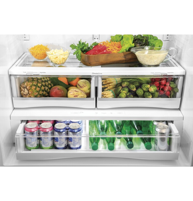 22.1 Cu. Ft. Counter-Depth Fingerprint Resistant French-Door Refrigerator with Hands-Free AutoFill view 8