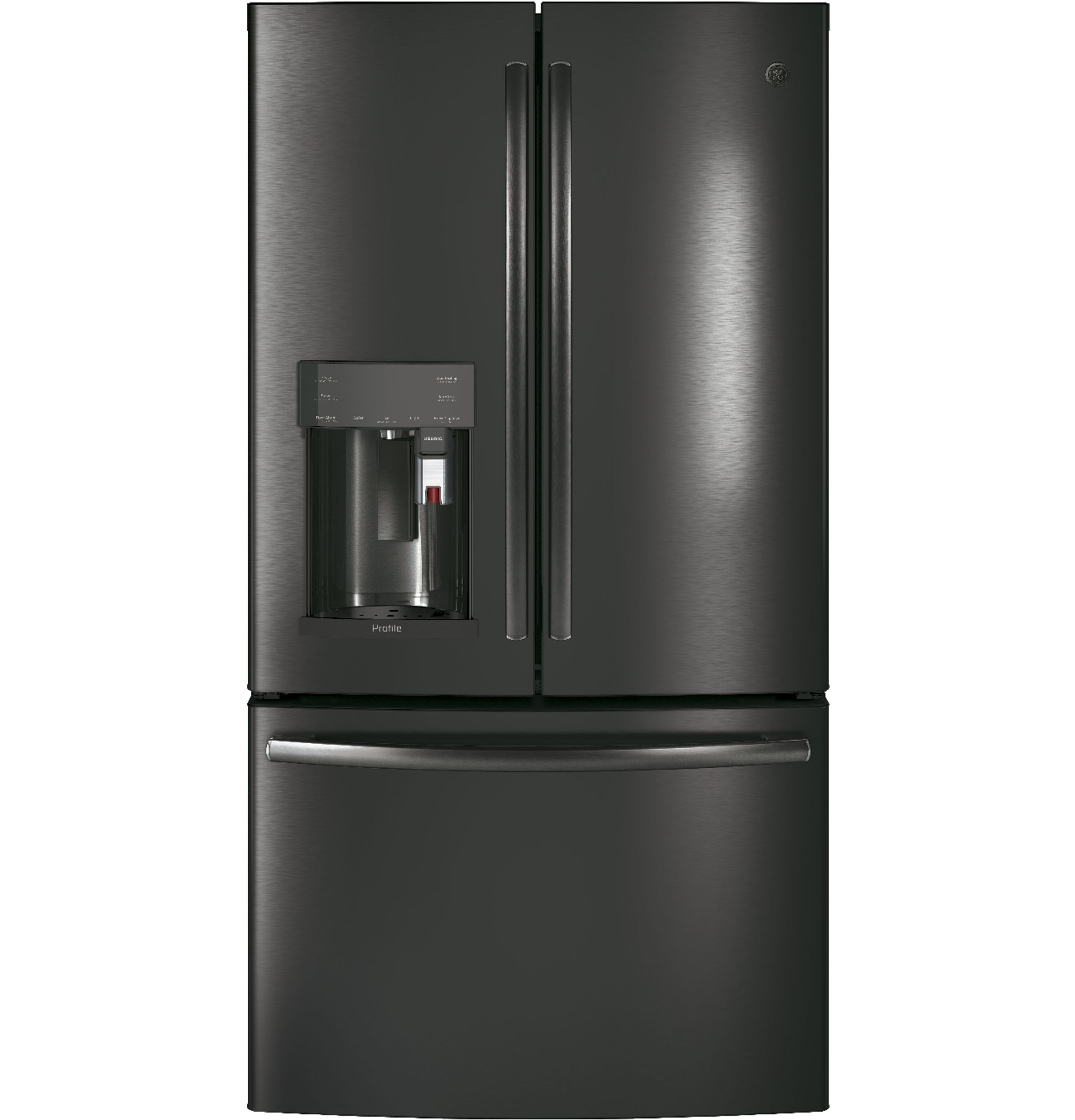 Series 22.2 Cu. Ft. Counter-Depth French-Door Refrigerator with Keurig K-Cup Brewing System PYE22PBLTS
