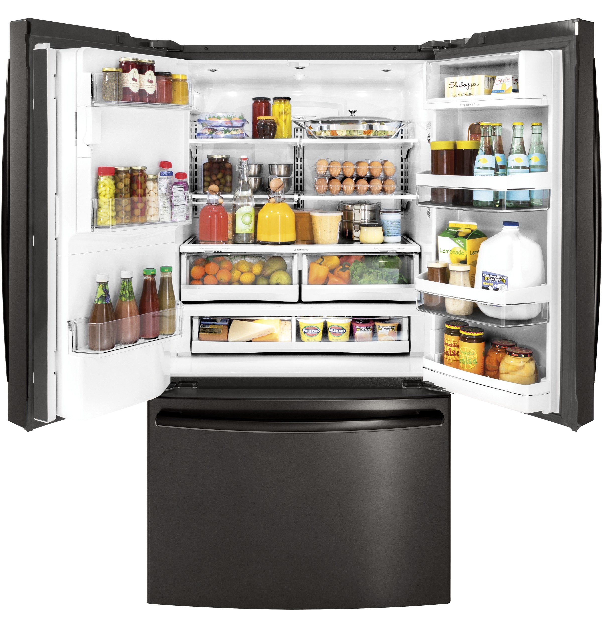 Series 22.2 Cu. Ft. Counter-Depth French-Door Refrigerator with Keurig K-Cup Brewing System PYE22PBLTS