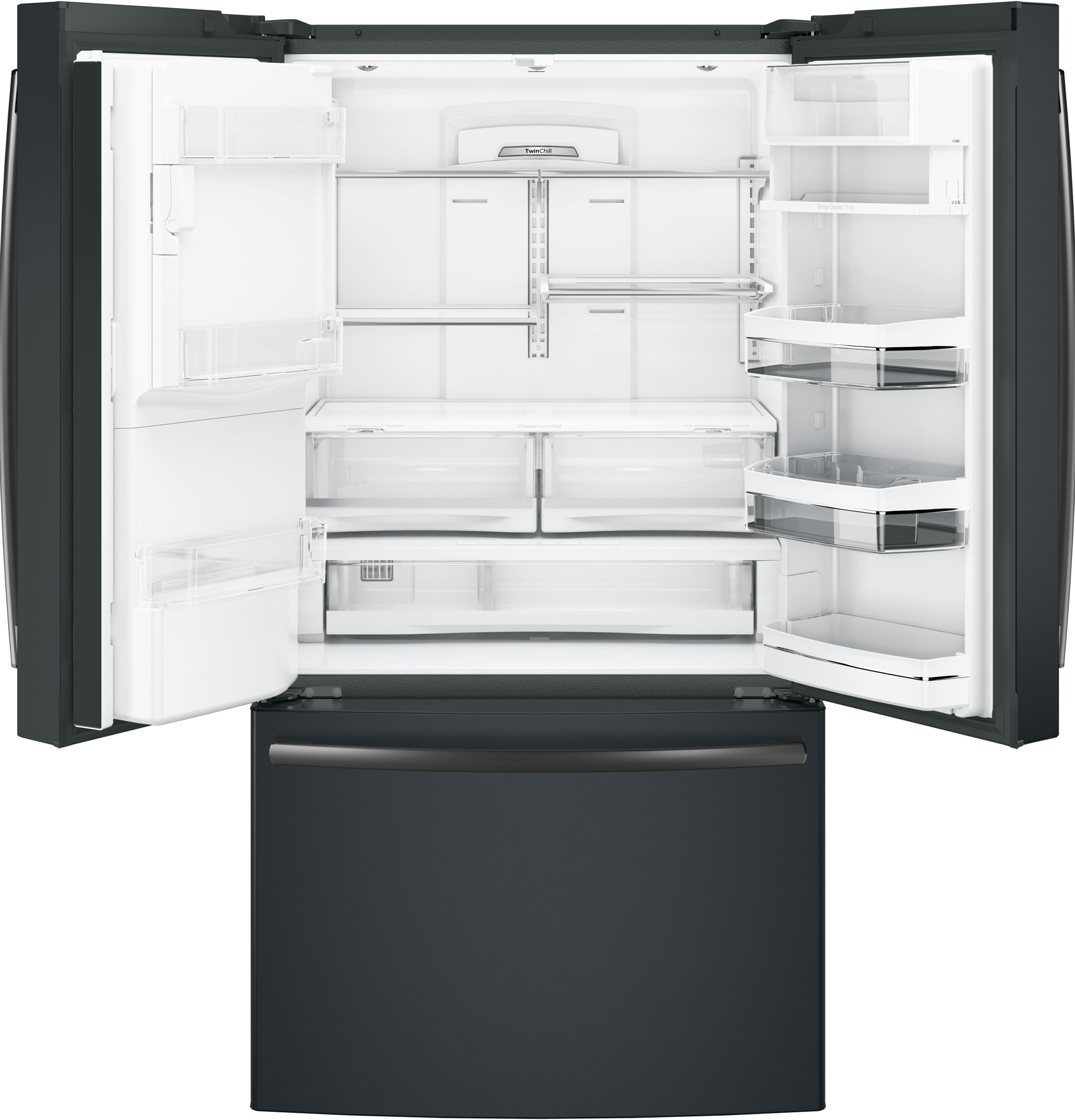 Series 22.2 Cu. Ft. Counter-Depth French-Door Refrigerator with Keurig K-Cup Brewing System PYE22PELDS