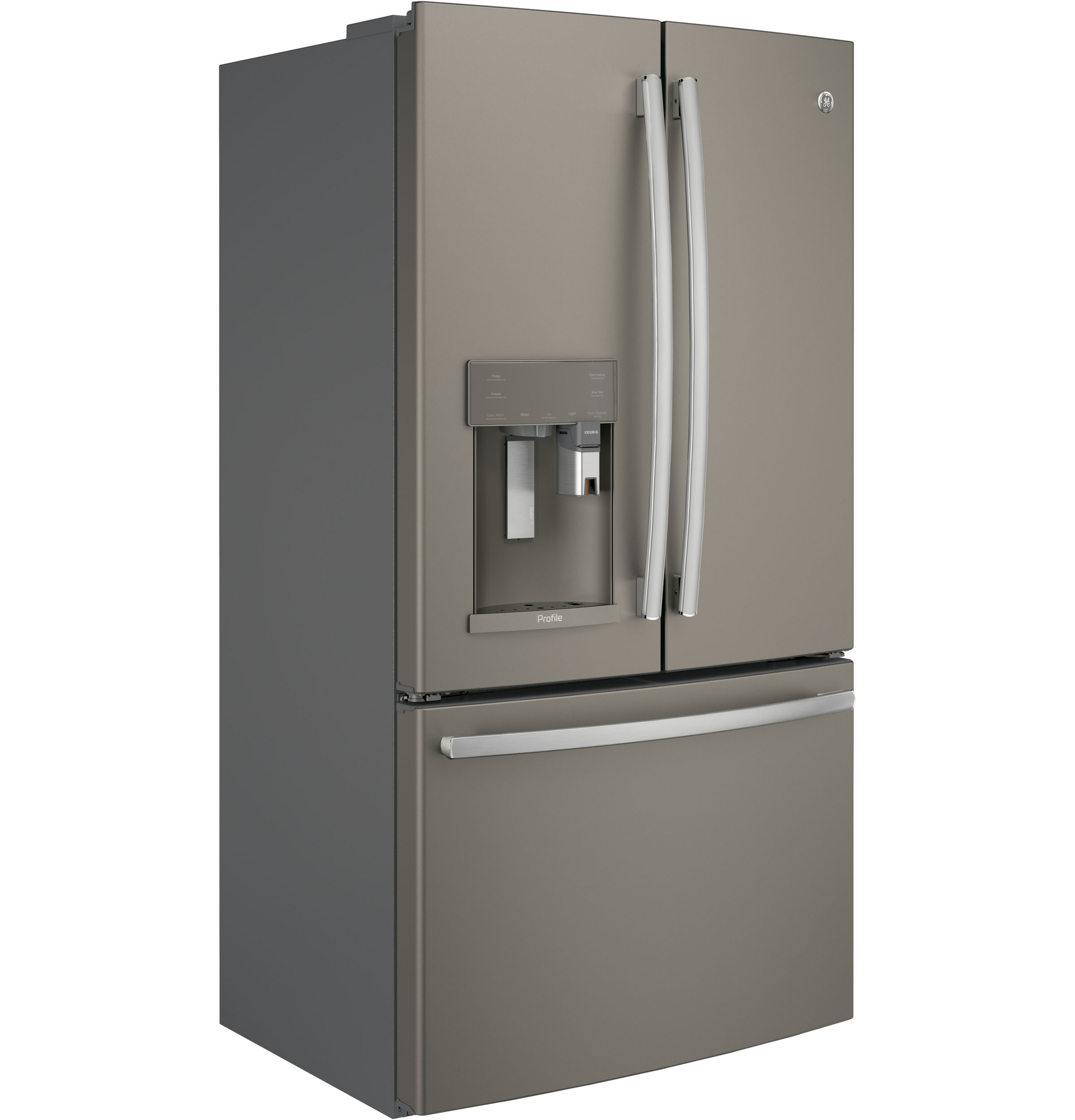 Series 22.2 Cu. Ft. Counter-Depth French-Door Refrigerator with Keurig K-Cup Brewing System PYE22PMKES
