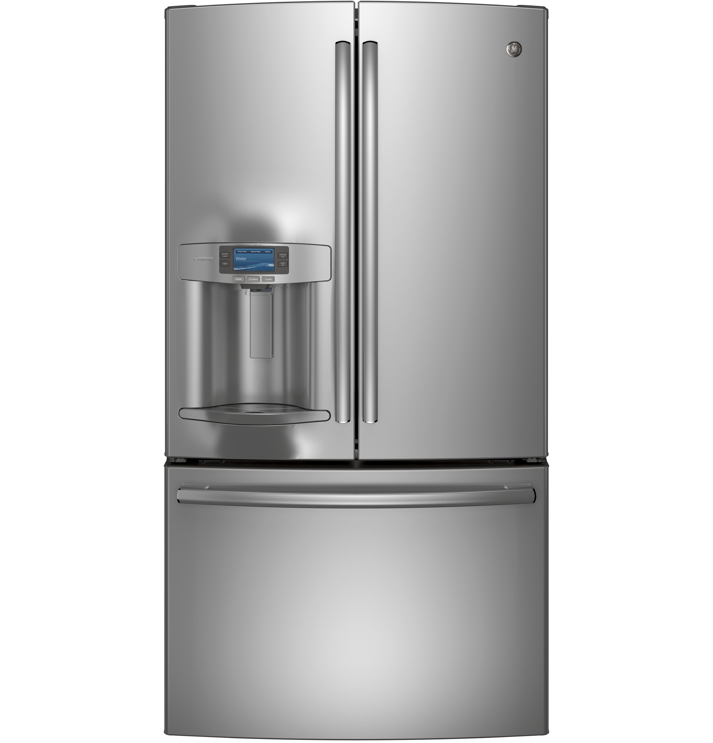 Series 22.1 Cu. Ft. Counter-Depth French-Door Refrigerator PYE22PSHSS
