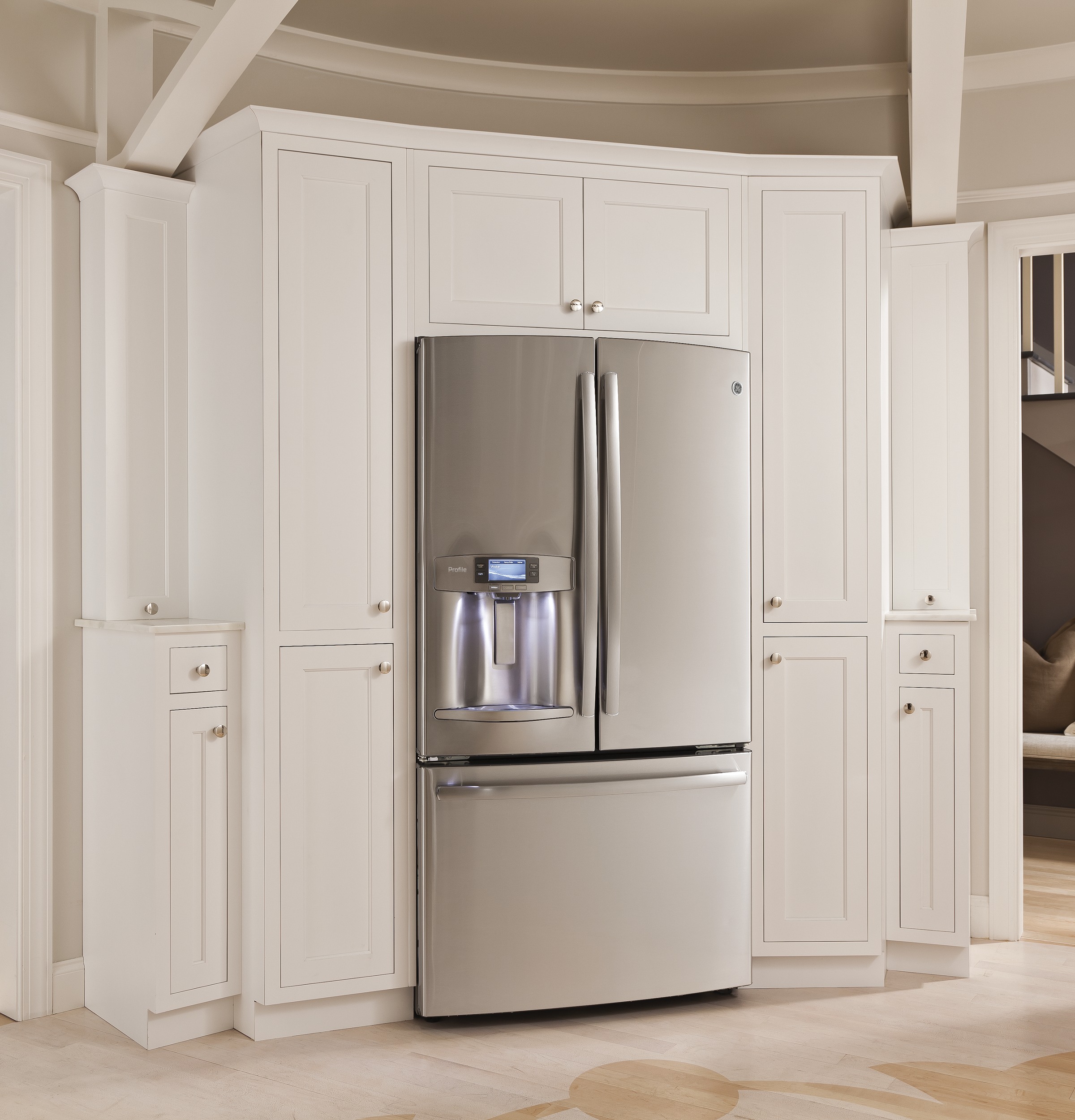 Series 22.1 Cu. Ft. Counter-Depth French-Door Refrigerator PYE22PSHSS