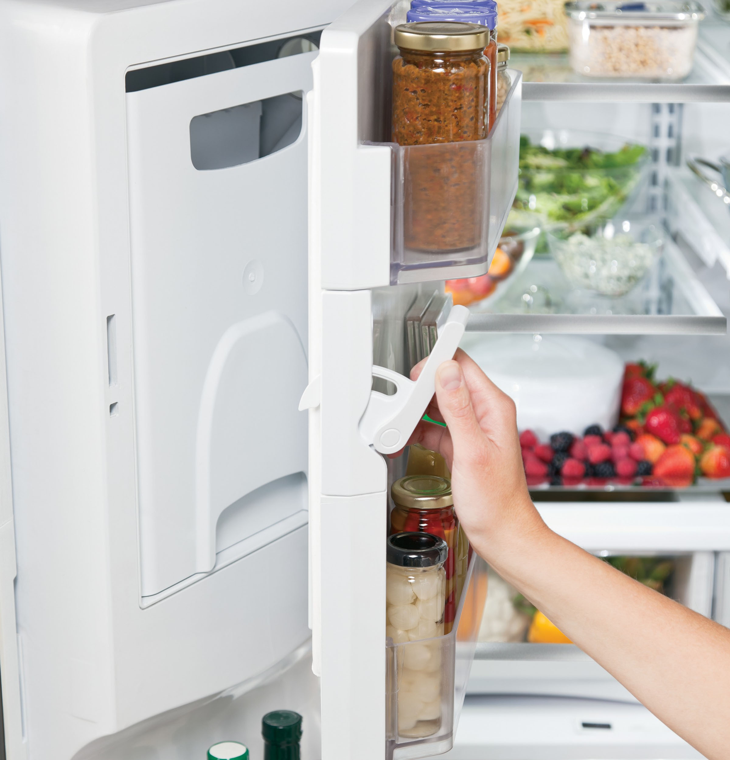 Series 22.1 Cu. Ft. Counter-Depth French-Door Refrigerator PYE22PSHSS
