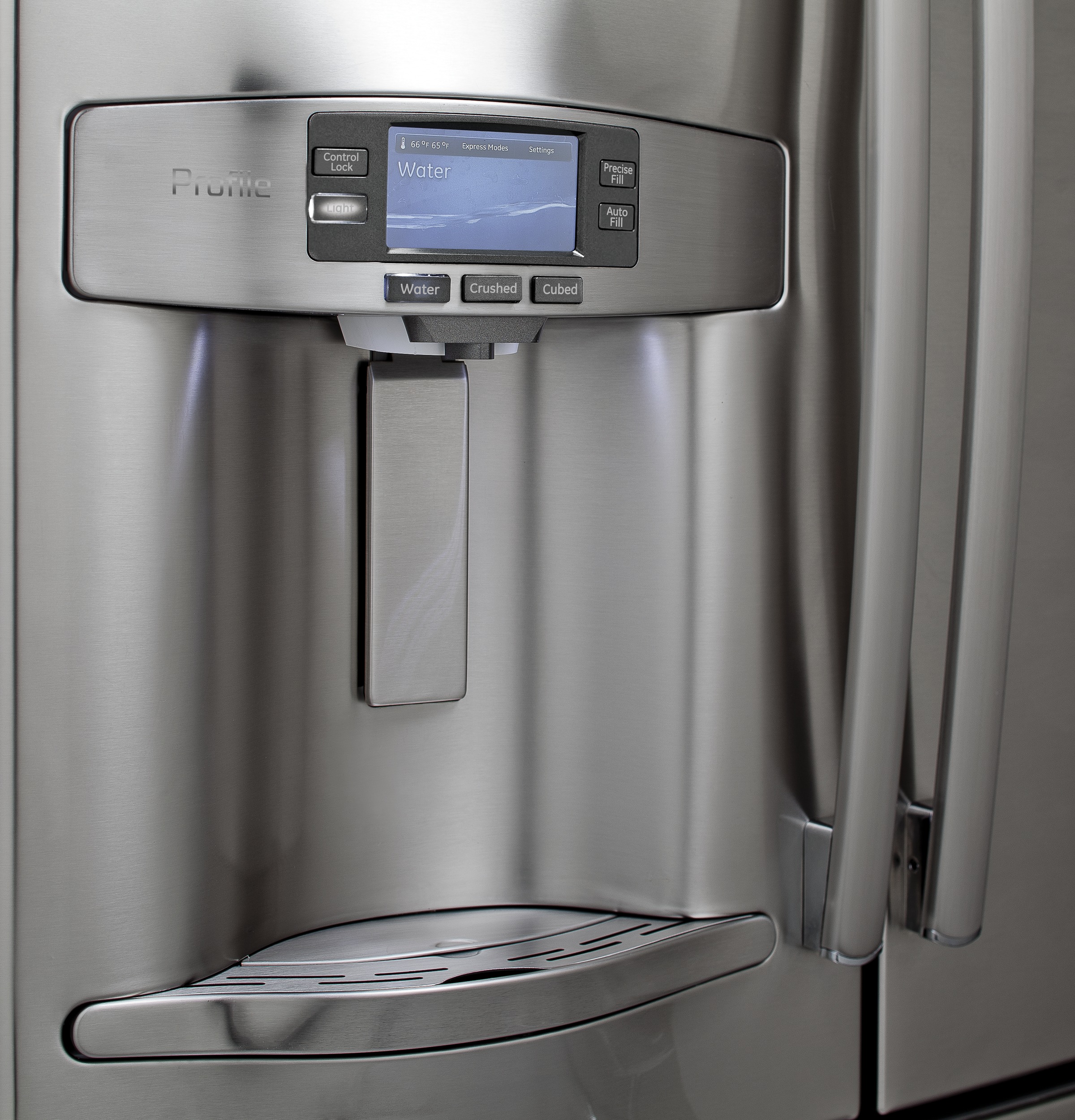 Series 22.1 Cu. Ft. Counter-Depth French-Door Refrigerator PYE22PSHSS