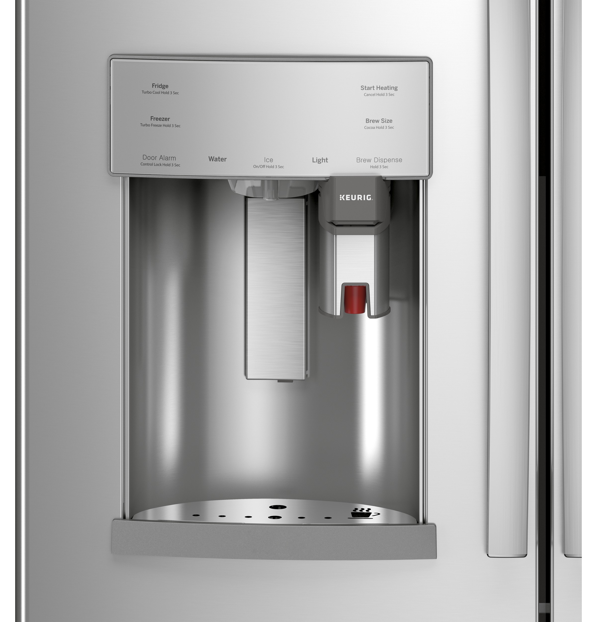 Series 22.1 Cu. Ft. Smart Counter-Depth Fingerprint Resistant French-Door Refrigerator with Keurig K-Cup Brewing PYE22PYNFS