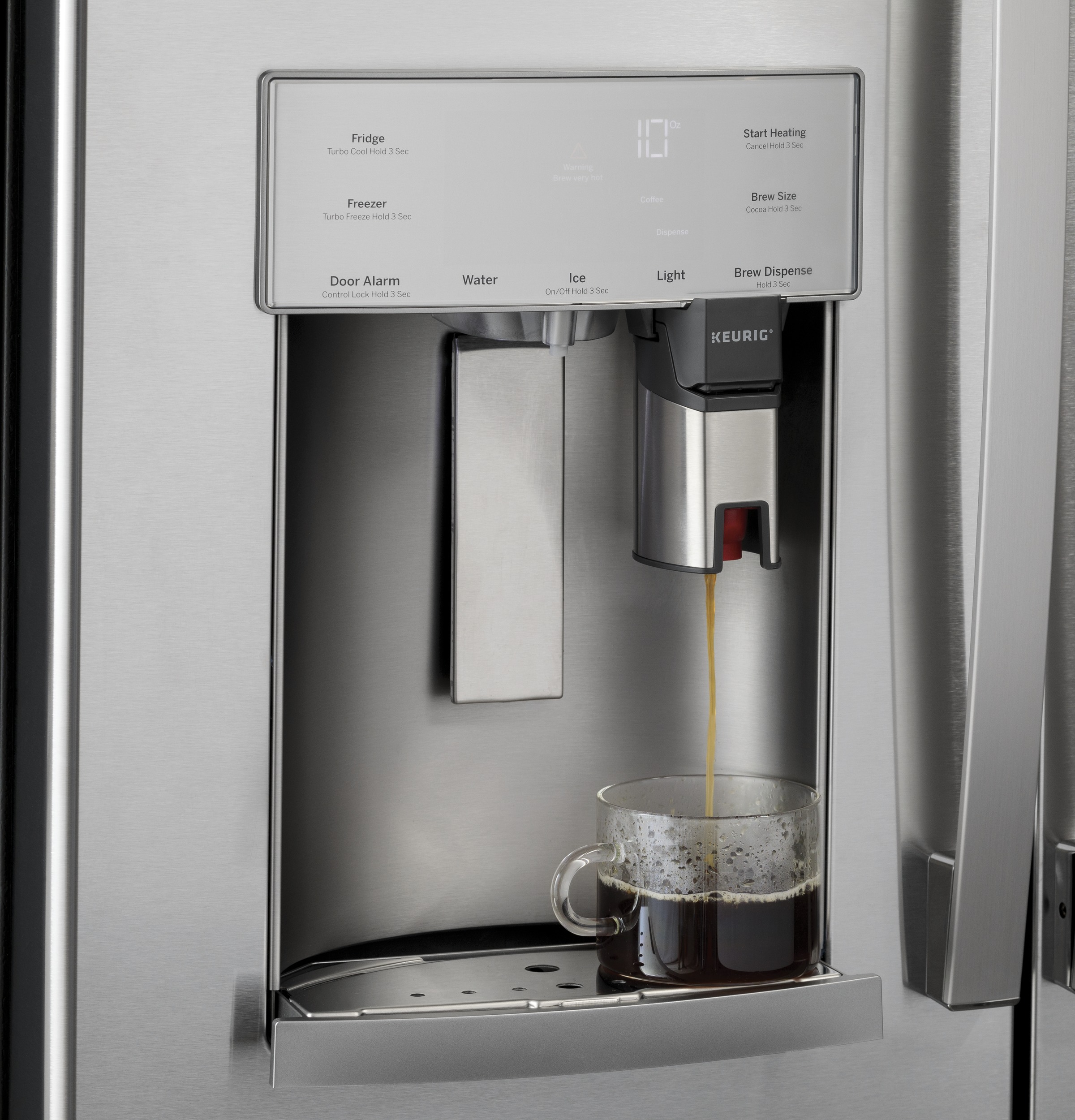 Series 22.1 Cu. Ft. Smart Counter-Depth Fingerprint Resistant French-Door Refrigerator with Keurig K-Cup Brewing PYE22PYNFS