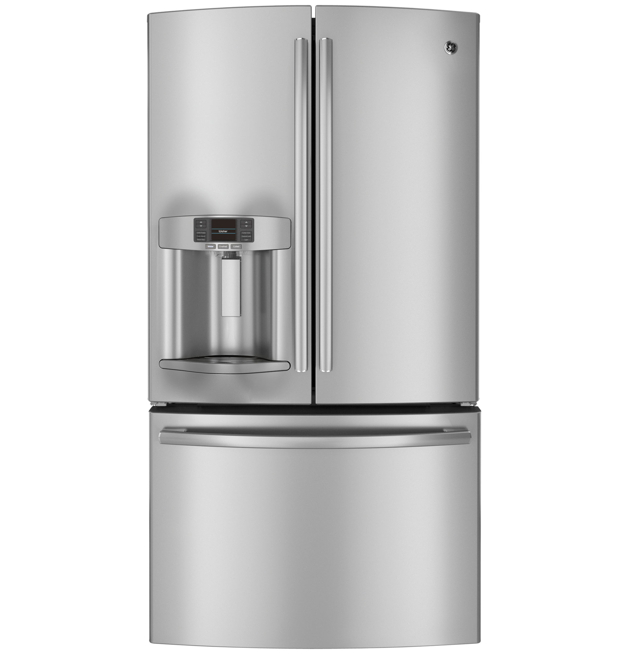 Series 23.1 Cu. Ft. Counter-Depth French-Door Refrigerator PYE23KSDSS