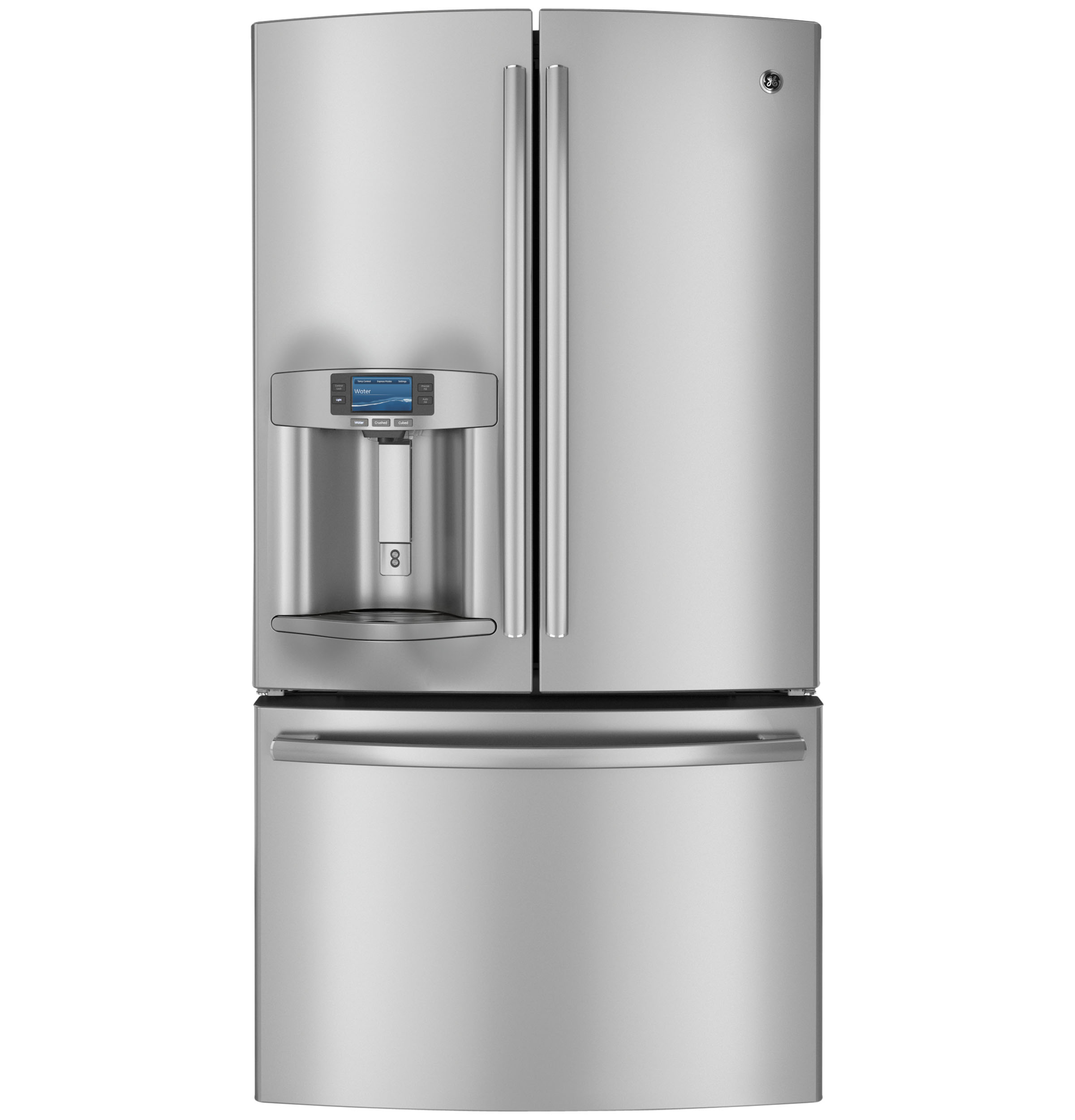 Series 23.1 Cu. Ft. Counter-Depth French-Door Refrigerator PYE23PSDSS