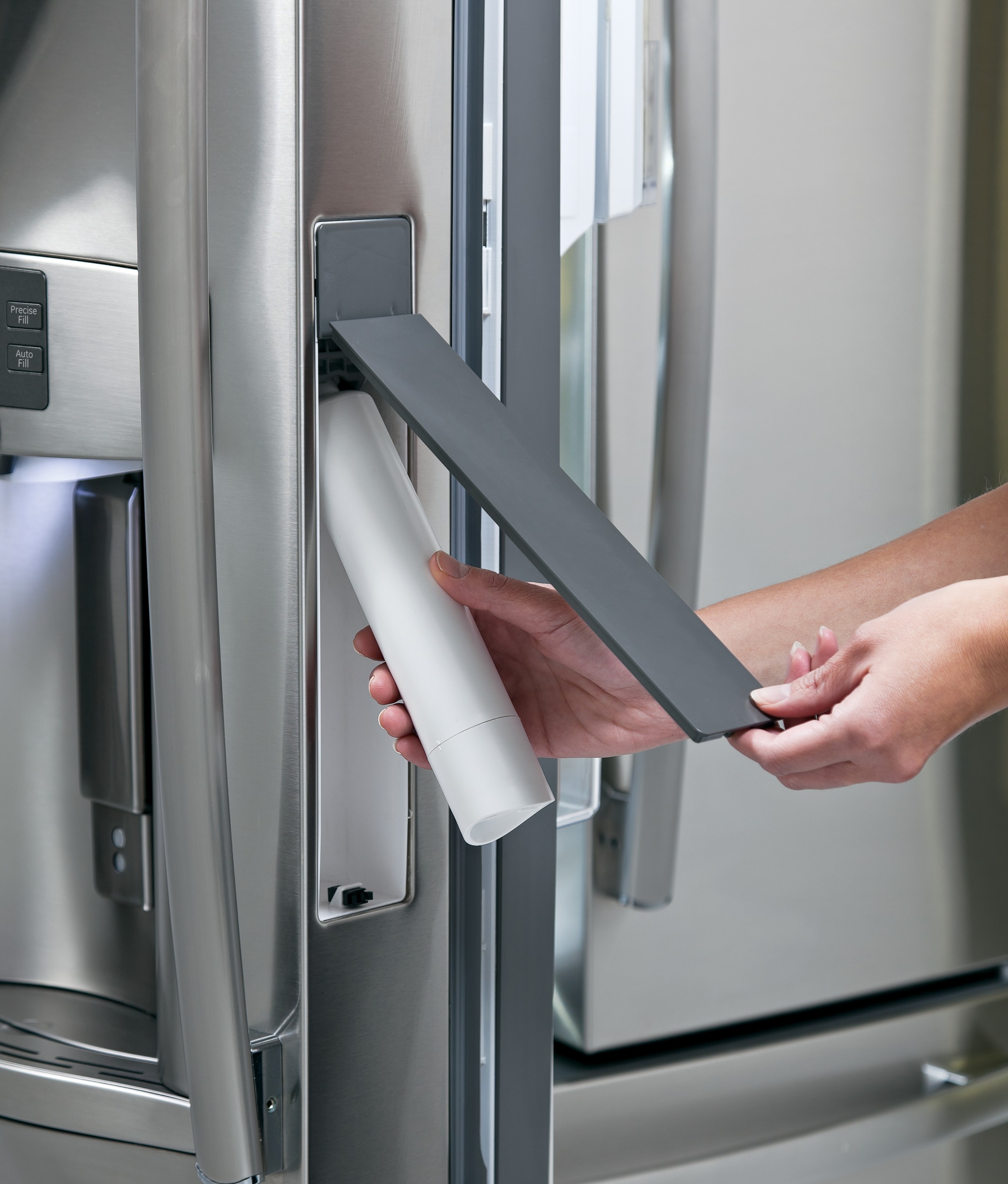 Series 23.1 Cu. Ft. Counter-Depth French-Door Refrigerator PYE23PSDSS
