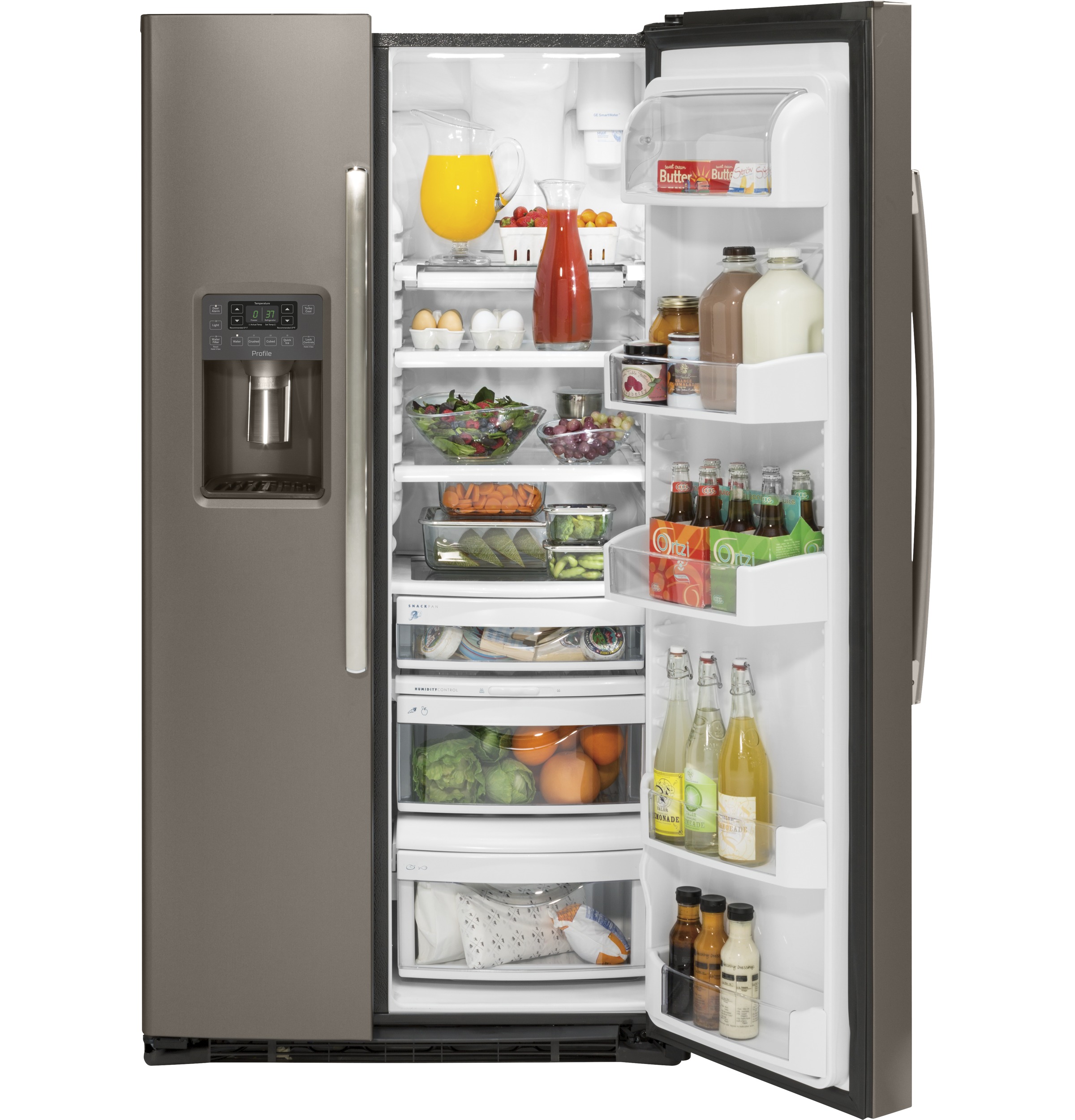 Series 21.9 Cu. Ft. Counter-Depth Side-By-Side Refrigerator PZS22MMKES