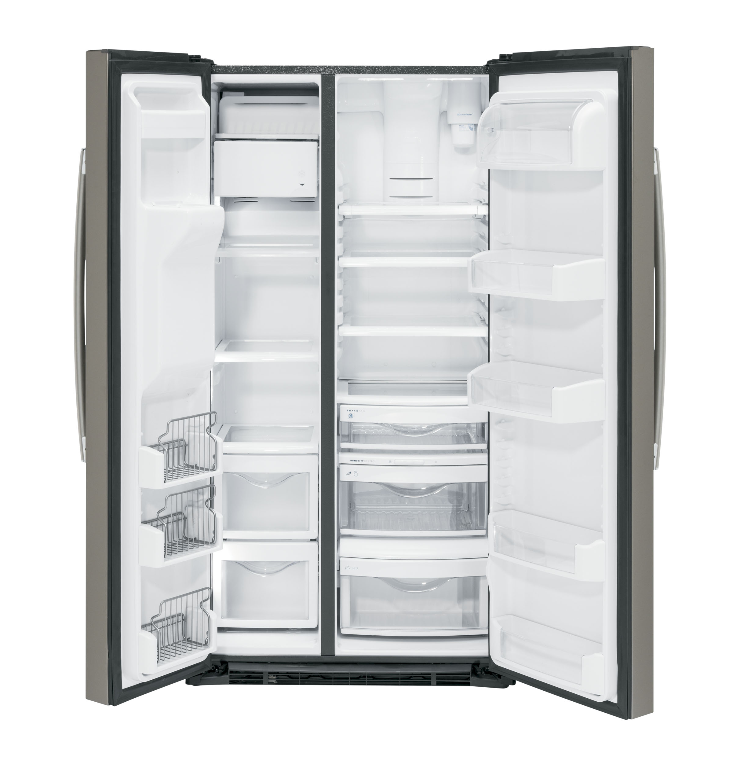 Series 21.9 Cu. Ft. Counter-Depth Side-By-Side Refrigerator PZS22MMKES