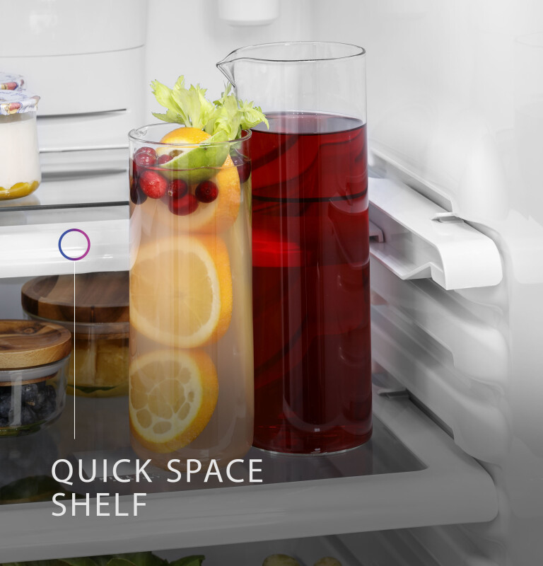 21.9 Cu. Ft. Counter-Depth Side-By-Side Refrigerator view 4