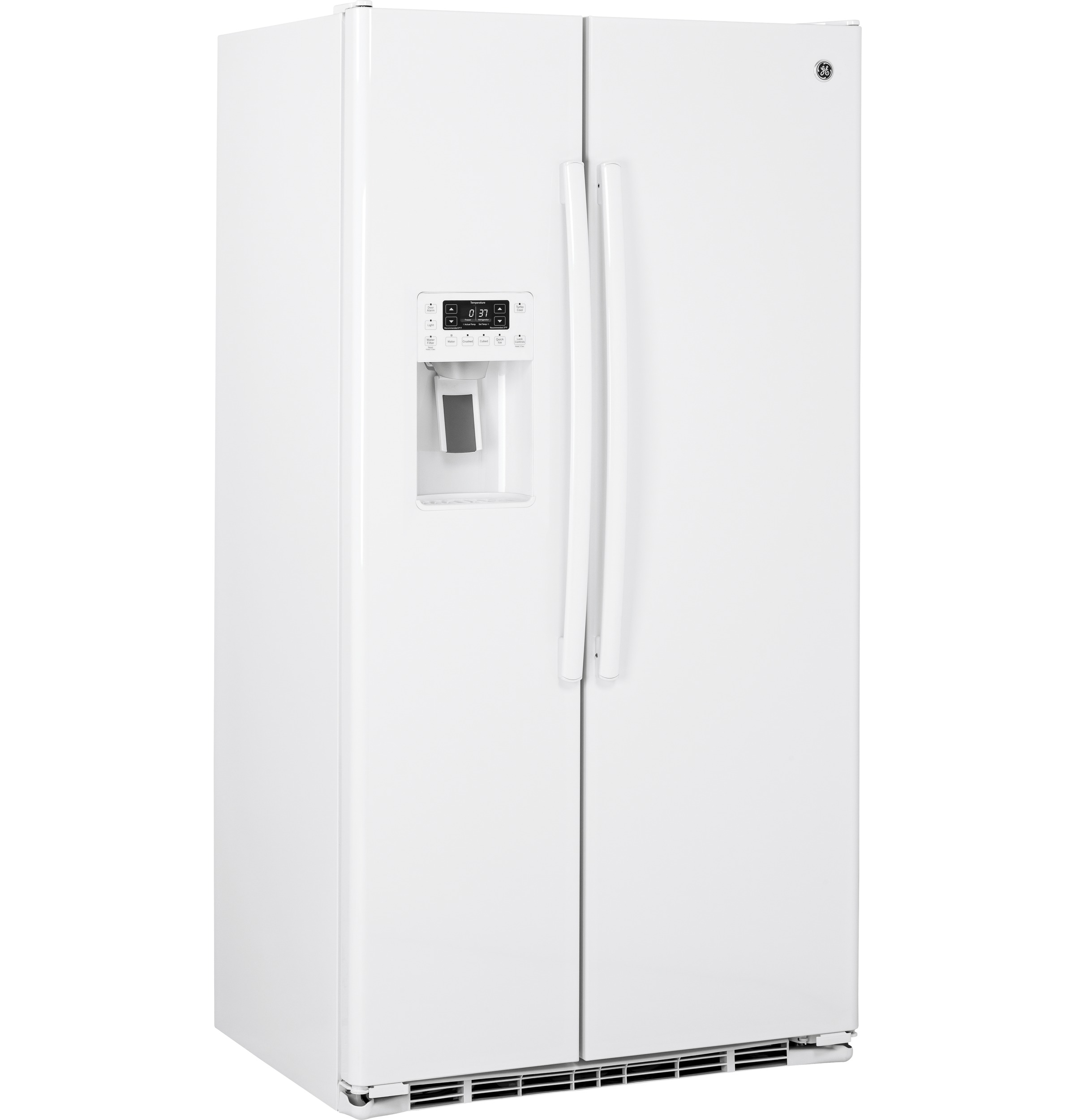 Series 23.3 Cu. Ft. Counter-Depth Side-by-Side Refrigerator PZS23KGEWW