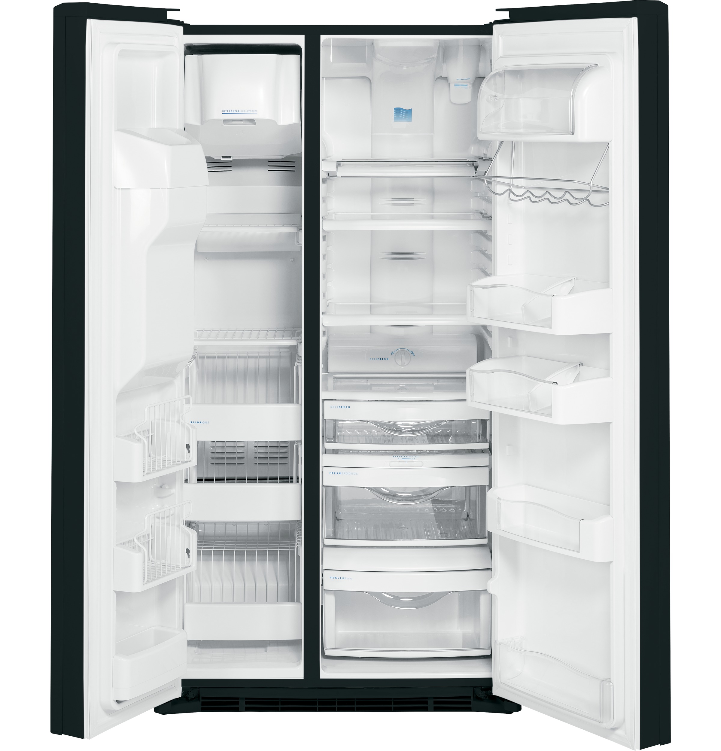Series 23.3 Cu. Ft. Counter-Depth Side-by-Side Refrigerator PZS23KPEBV