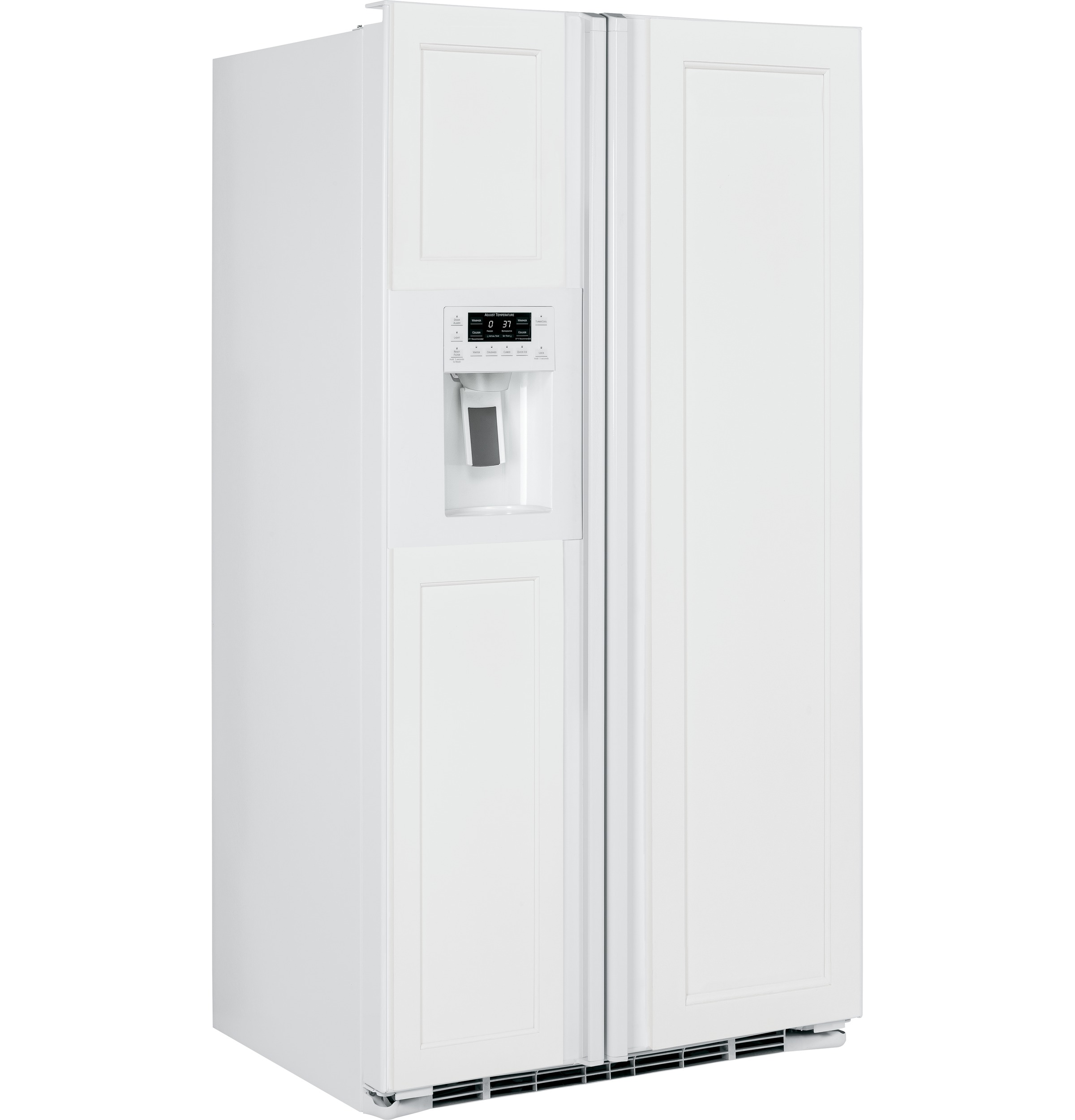 Series 23.3 Cu. Ft. Counter-Depth Side-by-Side Refrigerator PZS23KPEWV