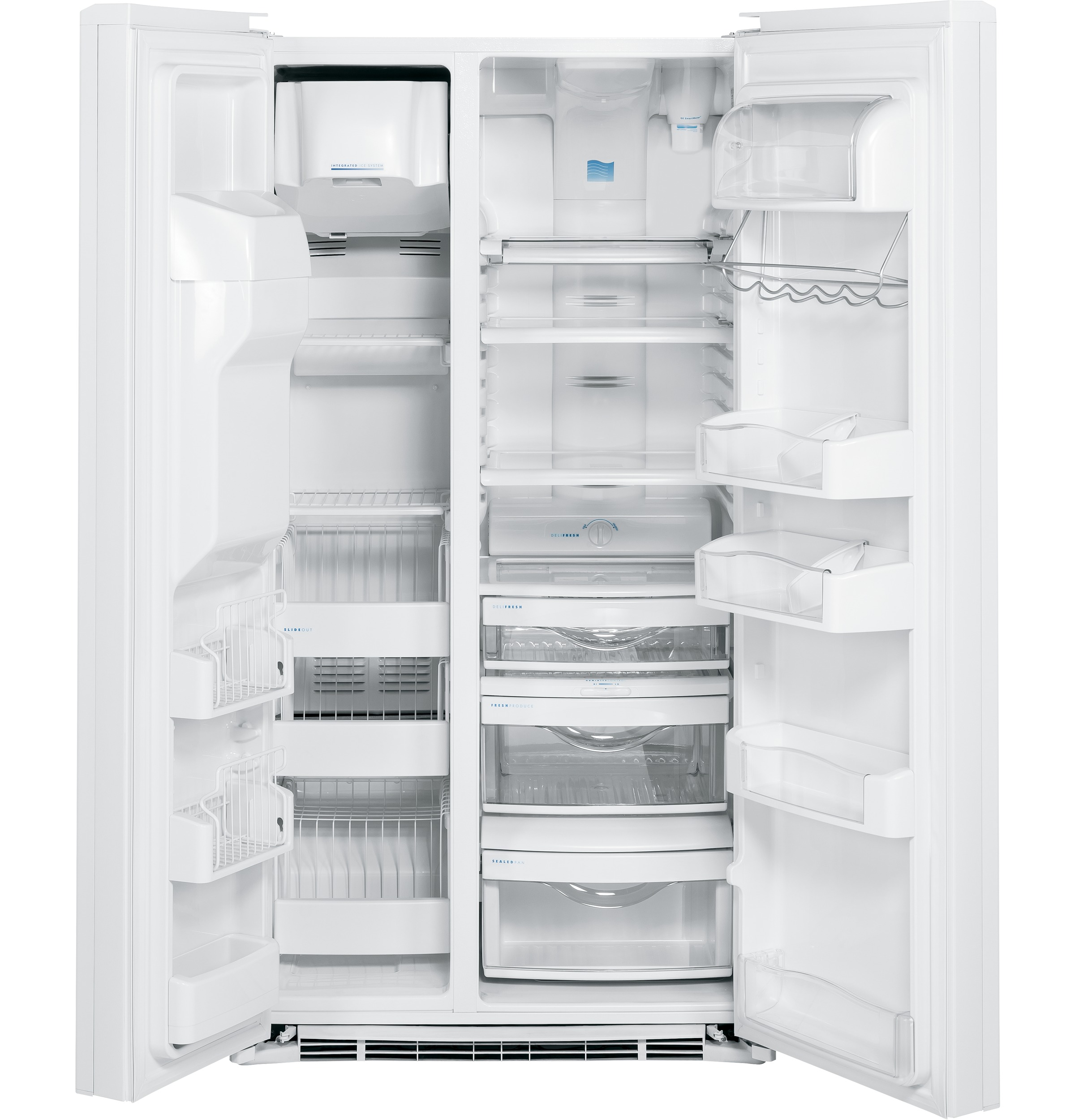 Series 23.3 Cu. Ft. Counter-Depth Side-by-Side Refrigerator PZS23KPEWV