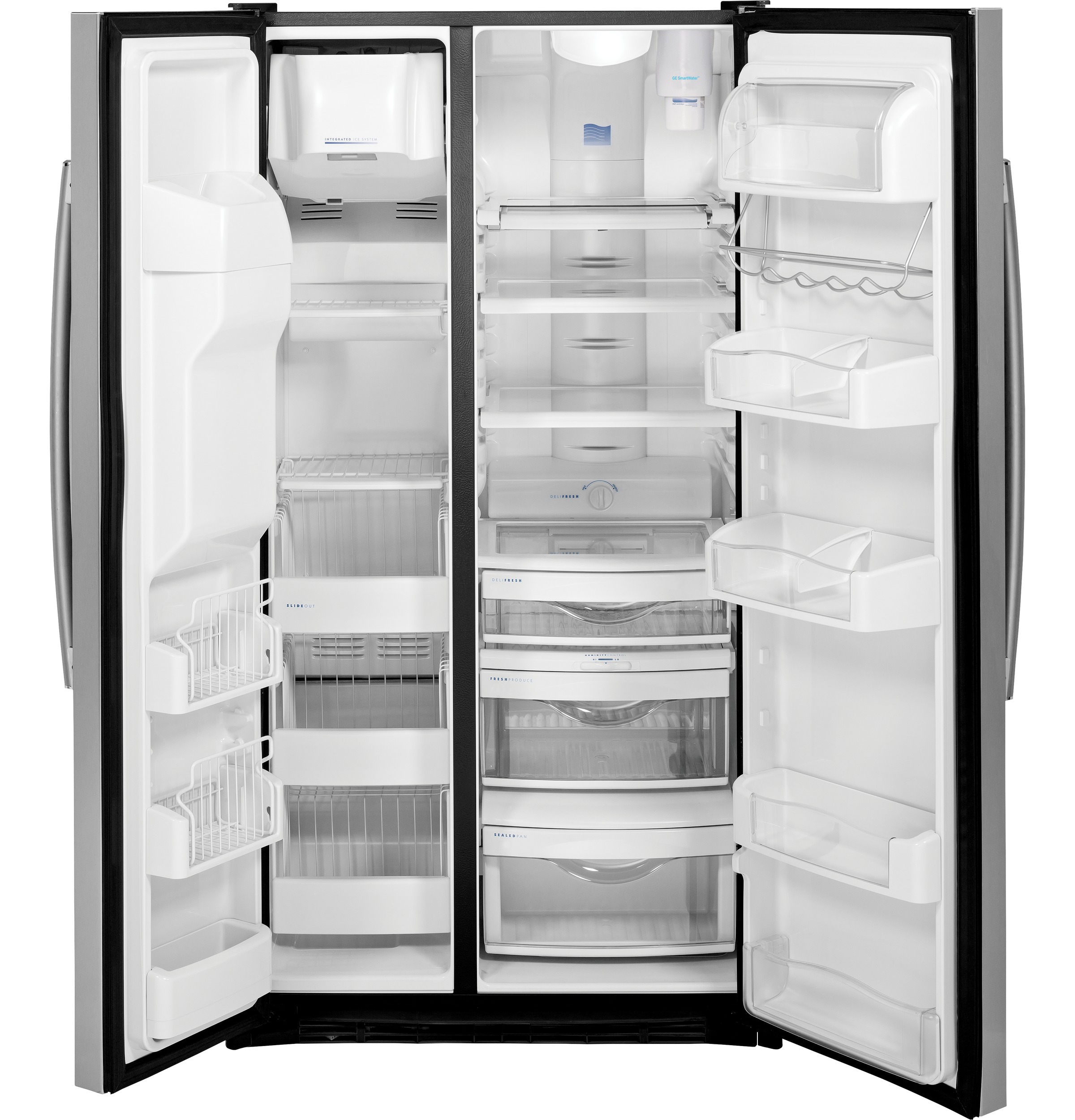 Series 23.3 Cu. Ft. Counter-Depth Side-by-Side Refrigerator PZS23KSESS