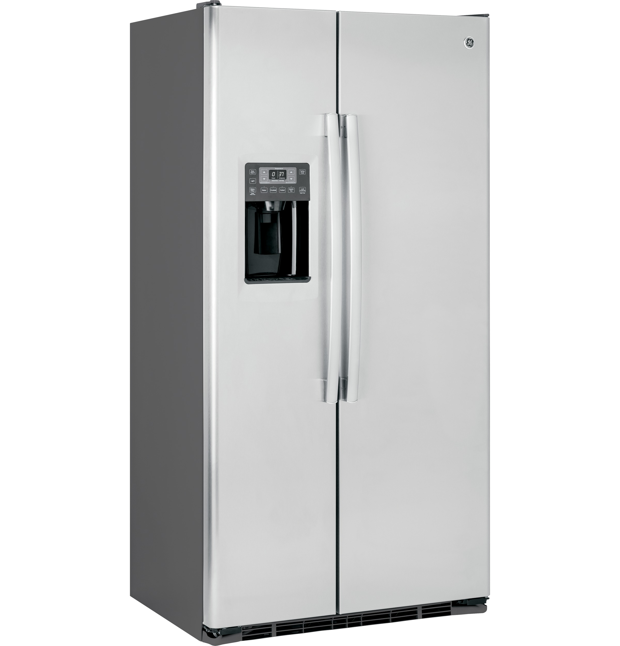 Series 24.6 Cu. Ft. Counter-Depth Side-by-Side Refrigerator PZS25KSESS