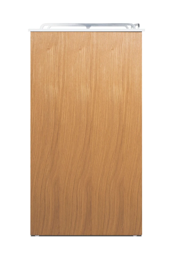 21" Wide Coffee Station With Minibar QCSDR3OAK