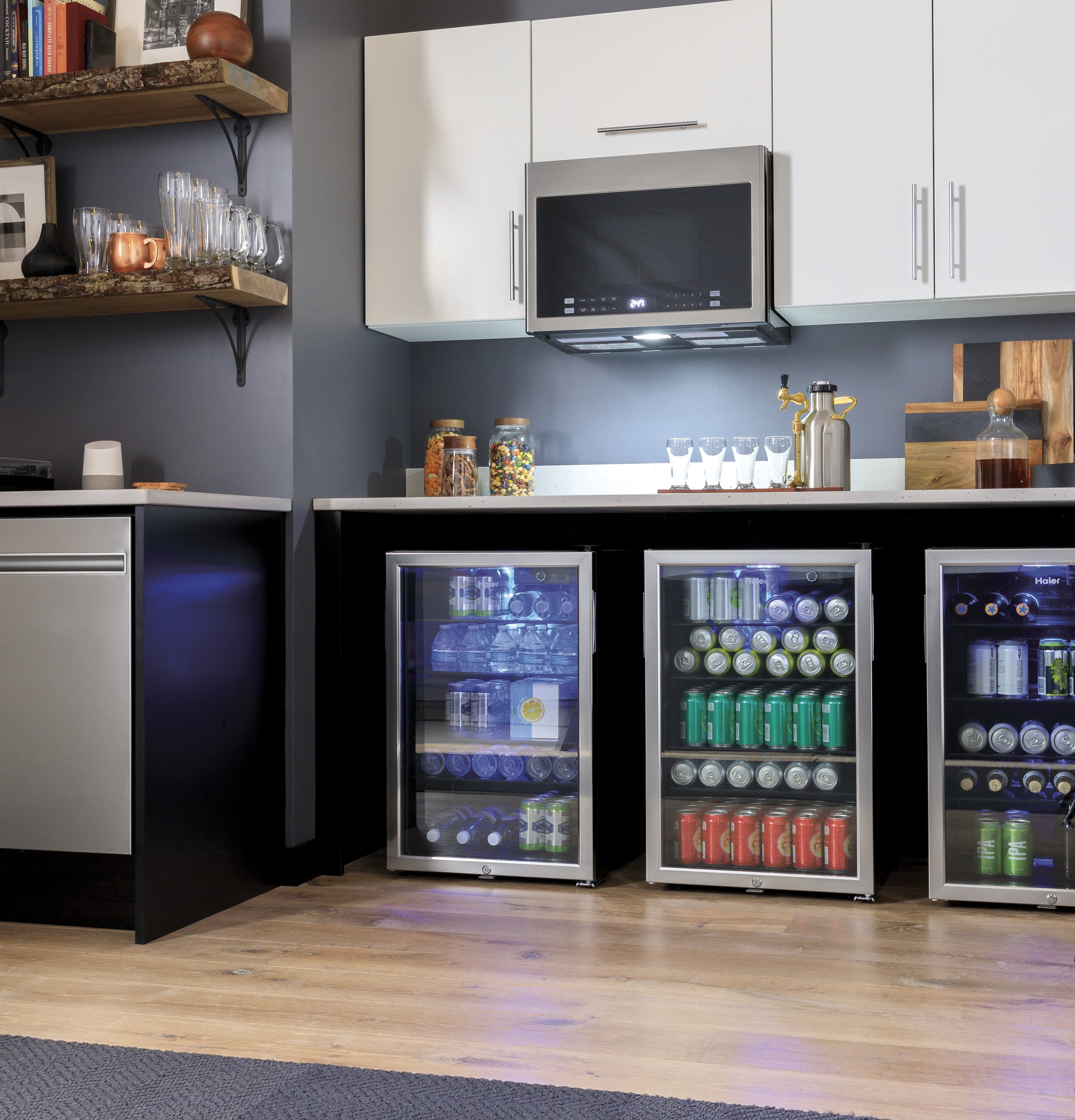 Haier ENERGY STAR® 18" Stainless Steel Interior Dishwasher with Sanitize CycleHaier ENERGY STAR® 18" Stainless Steel Interior Dishwasher with Sanitize Cycle view 5