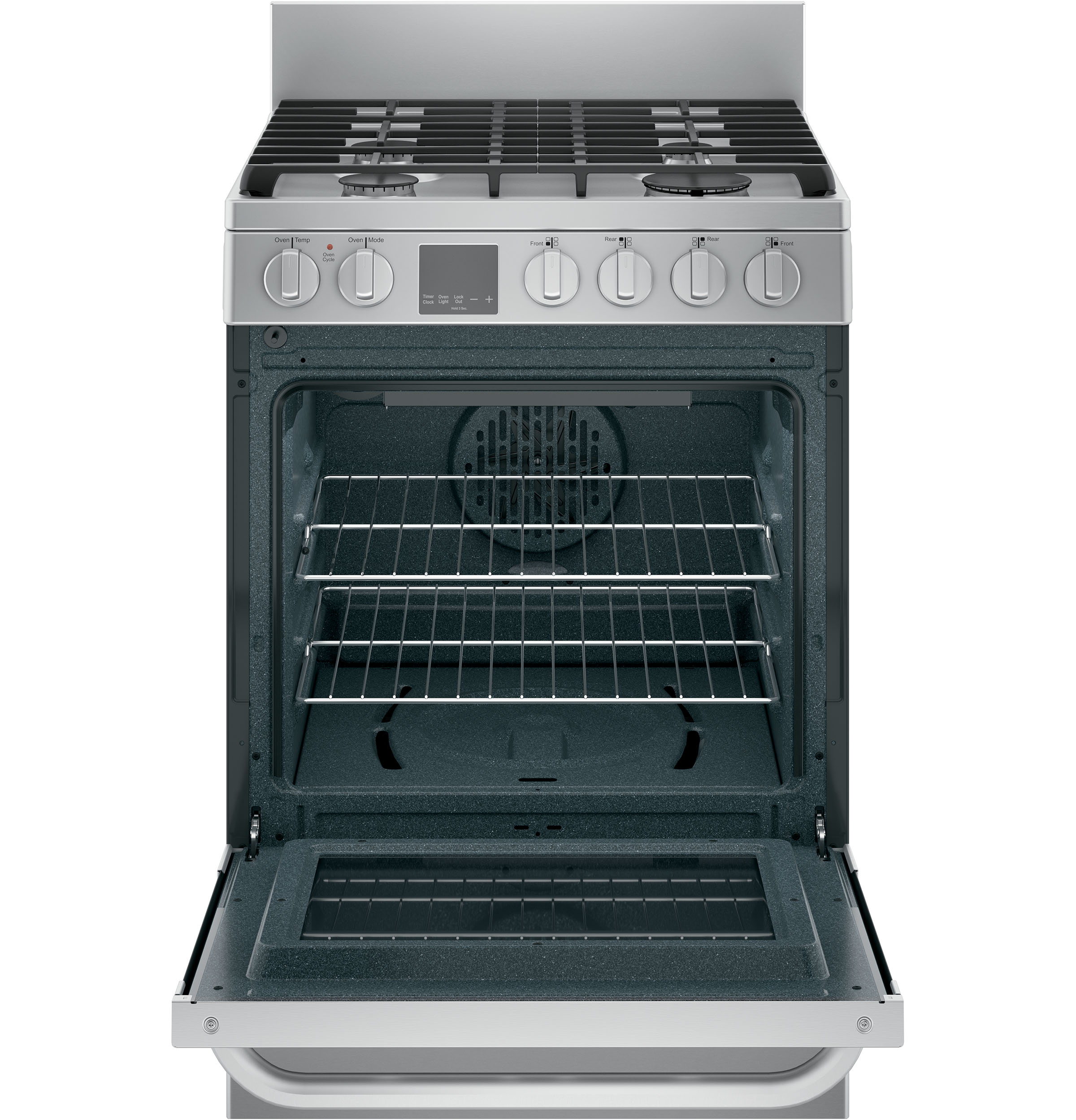 24" 2.9 Cu. Ft. Gas Free-standing Range With Convection And Modular Backguard QGAS740RMSS