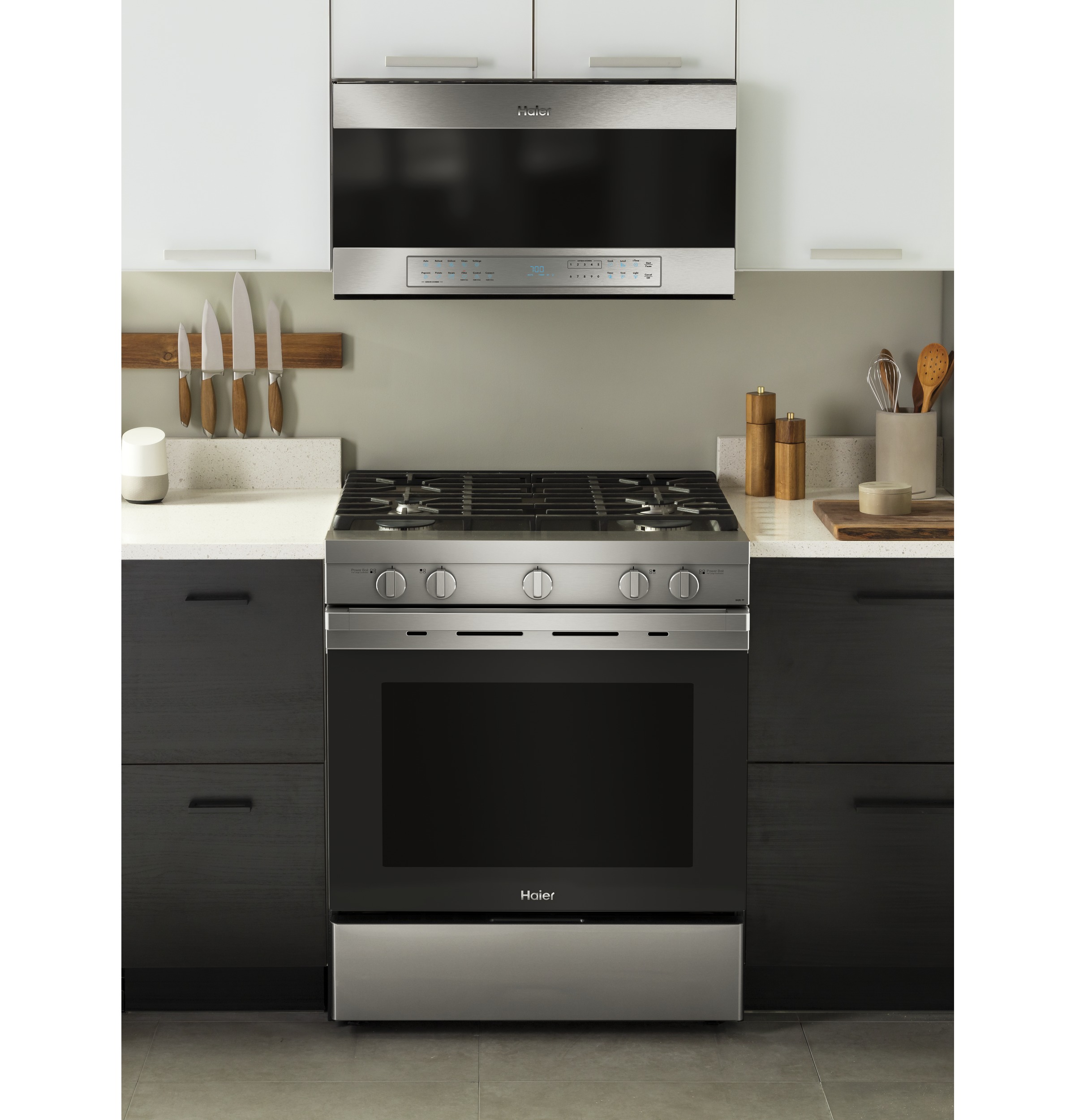 30" Smart Slide-In Gas Range with Convection30" Smart Slide-In Gas Range with Convection QGSS740RNSS