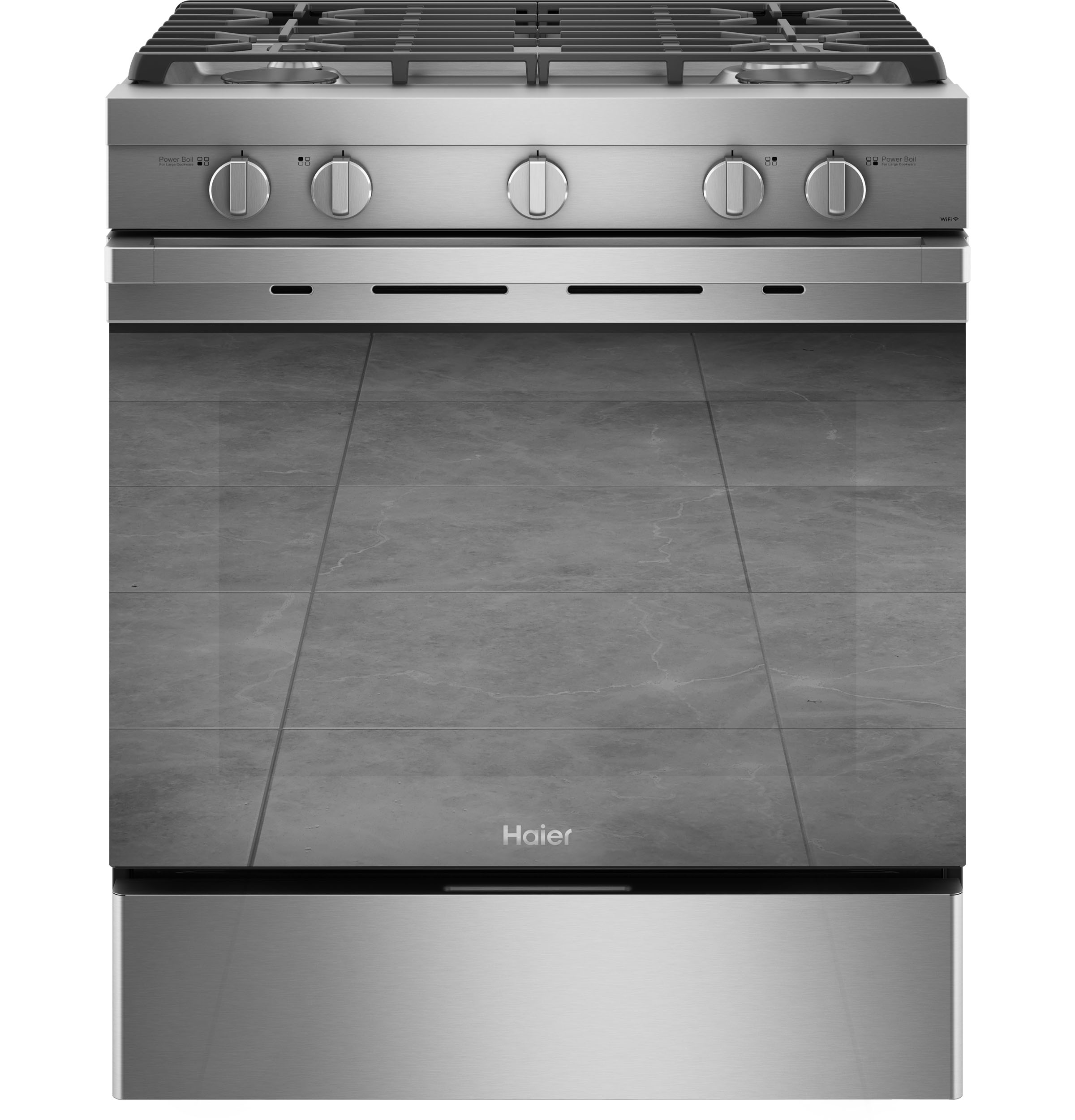 30" Smart Slide-In Gas Range with Convection30" Smart Slide-In Gas Range with Convection QGSS740RNSS
