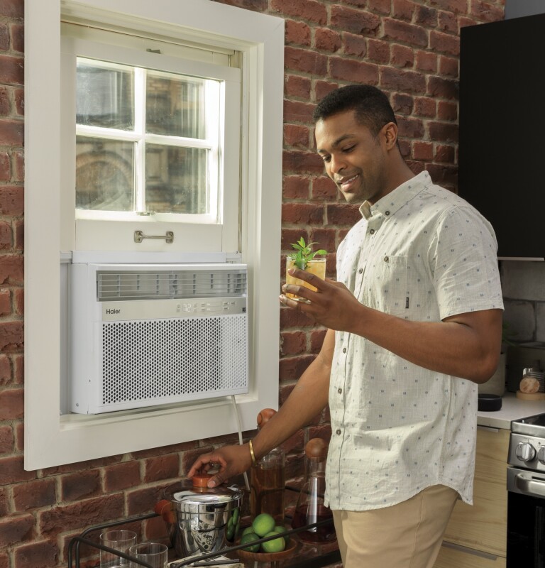 Haier 8,000 BTU Electronic Window Air Conditioner for Medium Rooms up to 350 sq. ft.Haier 8,000 BTU Electronic Window Air Conditioner for Medium Rooms up to 350 sq. ft. QHC08LX