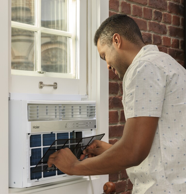 Haier 8,000 BTU Electronic Window Air Conditioner for Medium Rooms up to 350 sq. ft.Haier 8,000 BTU Electronic Window Air Conditioner for Medium Rooms up to 350 sq. ft. QHC08LX