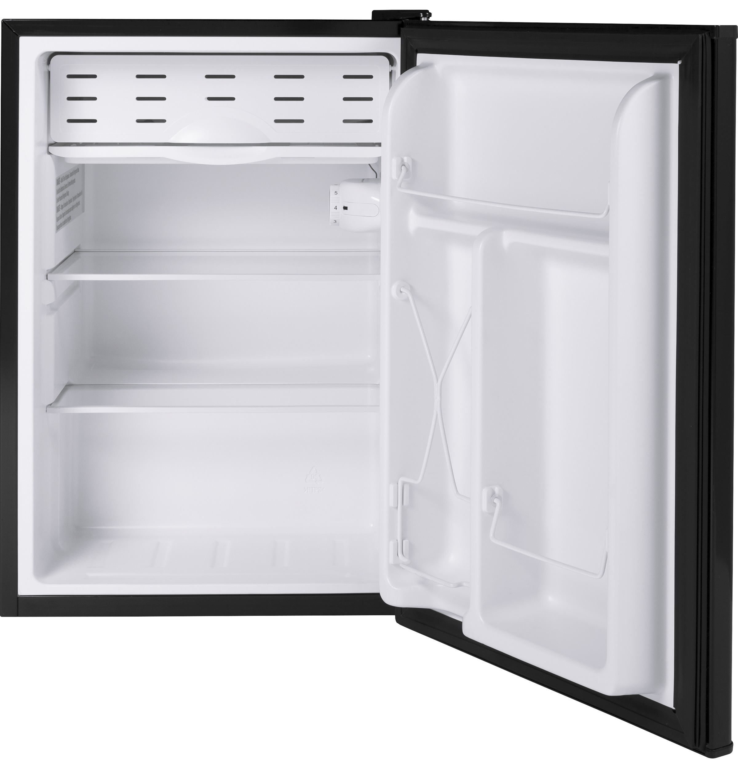 Haier ENERGY STAR® 2.7 cu. Ft. Compact RefrigeratorHaier ENERGY STAR® 2.7 cu. Ft. Compact Refrigerator QHE03GGMBB