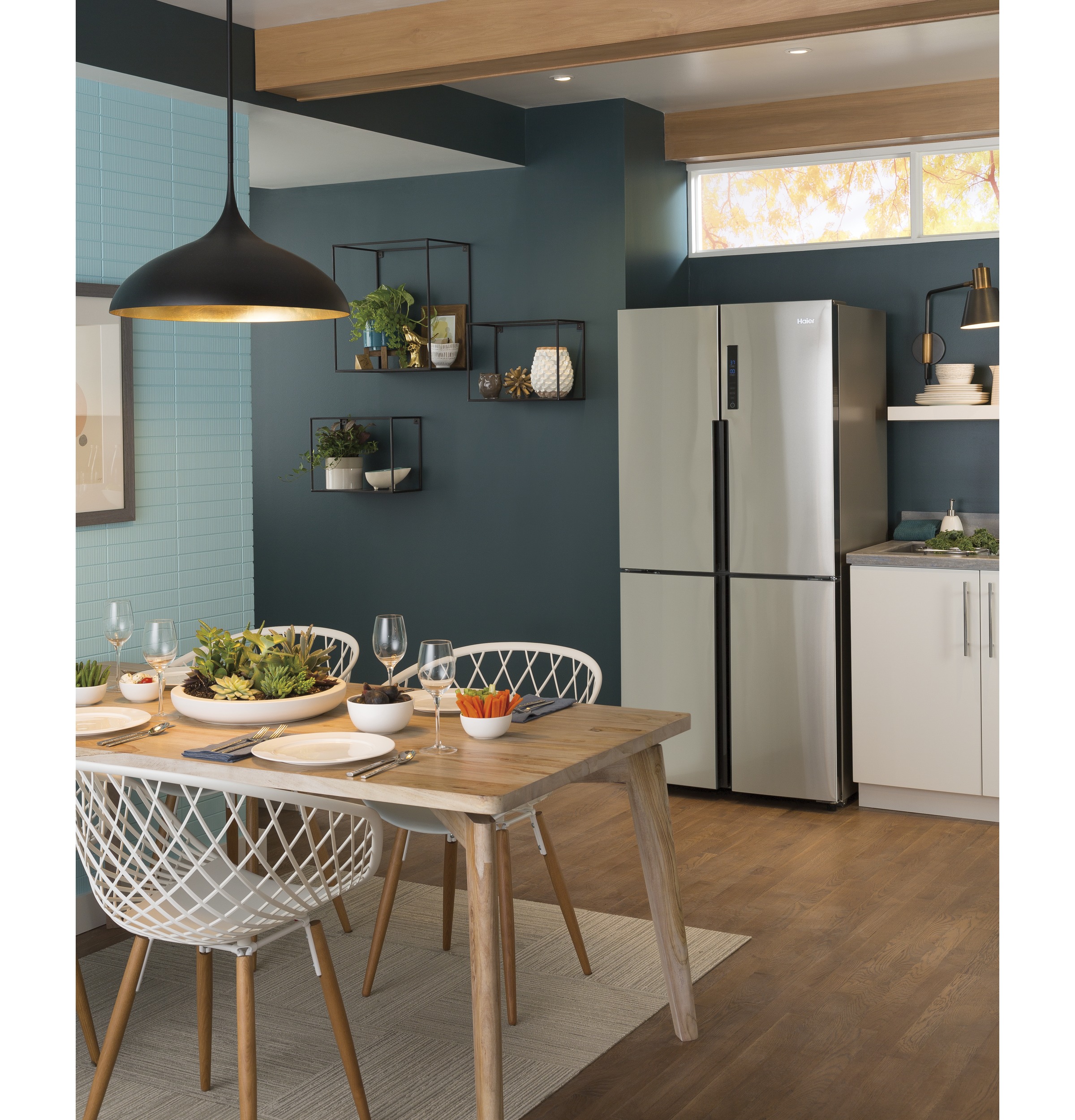 Haier ENERGY STAR® 16.8 Cu. Ft. Quad Door RefrigeratorHaier ENERGY STAR® 16.8 Cu. Ft. Quad Door Refrigerator view 39