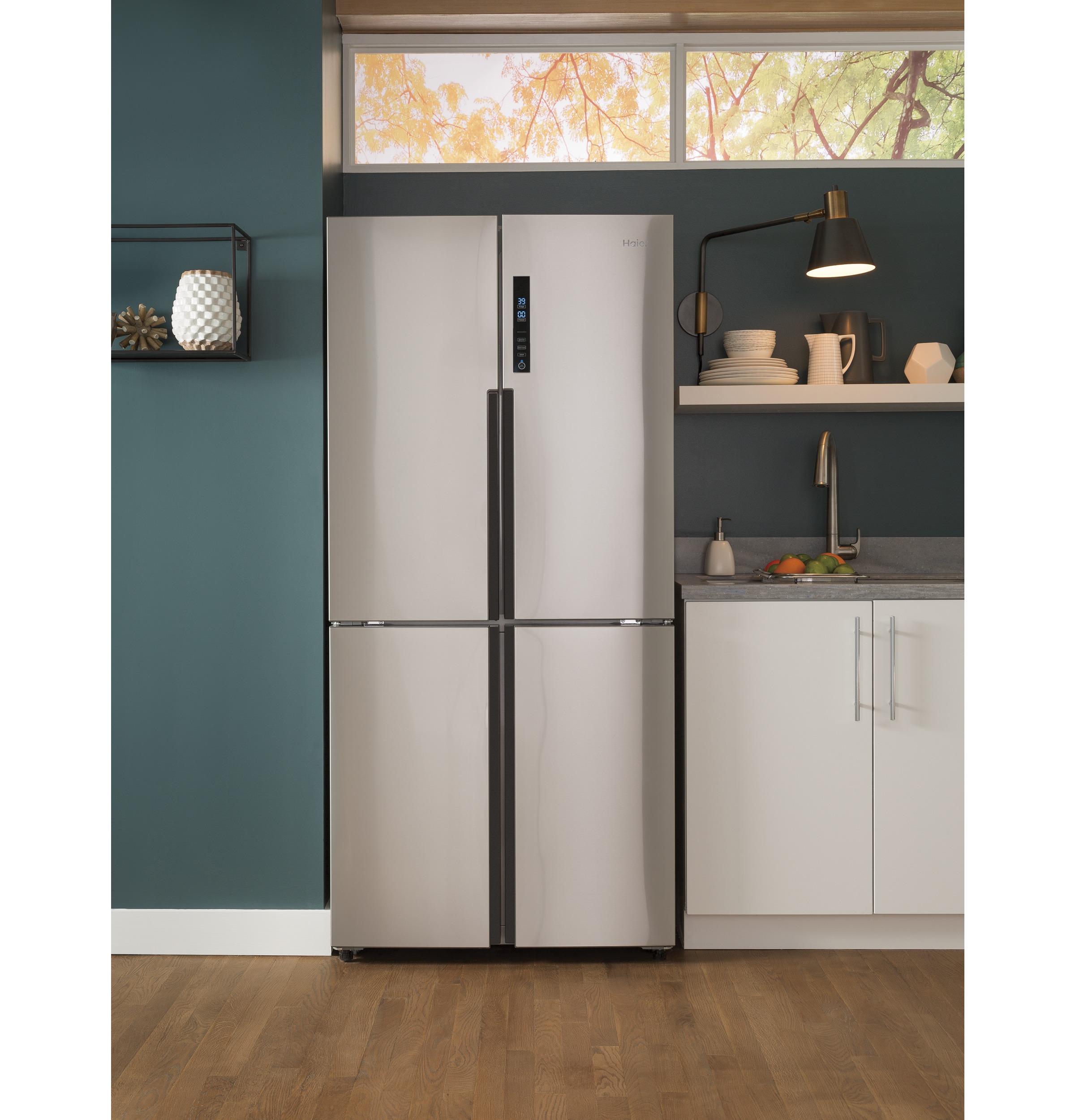 Haier ENERGY STAR® 16.8 Cu. Ft. Quad Door RefrigeratorHaier ENERGY STAR® 16.8 Cu. Ft. Quad Door Refrigerator view 40